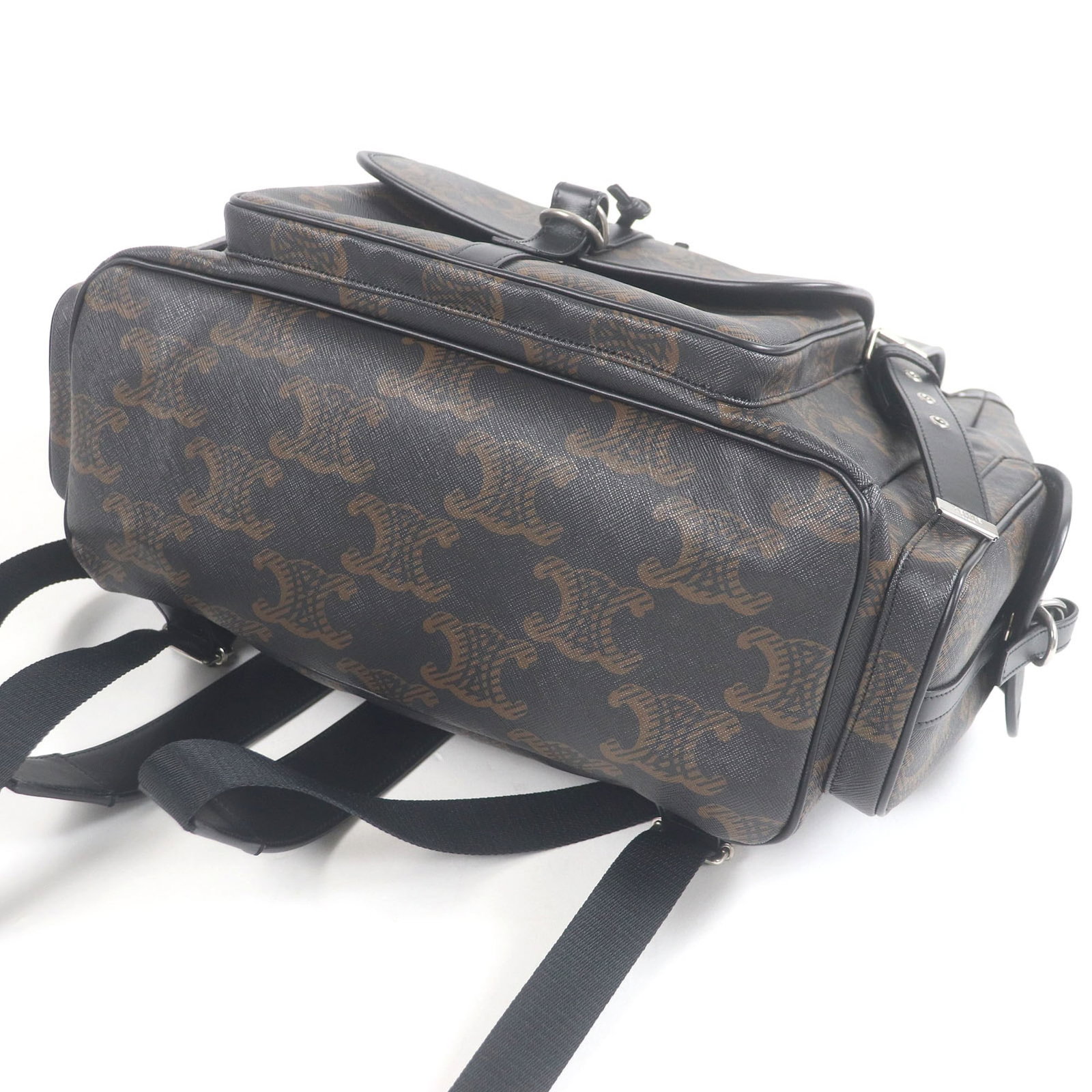 Coated Canvas Backpack Celine - 7