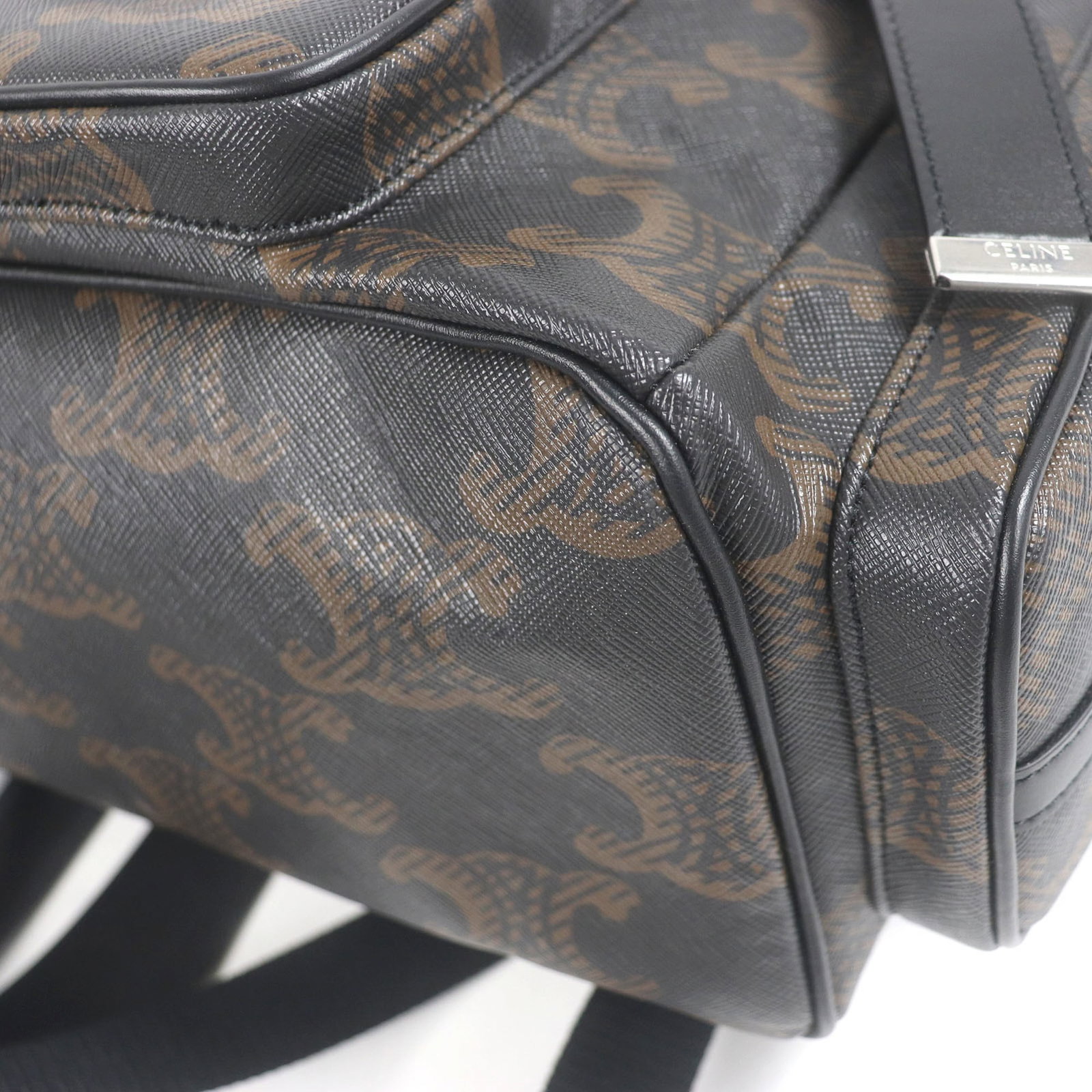 Coated Canvas Backpack Celine - 8