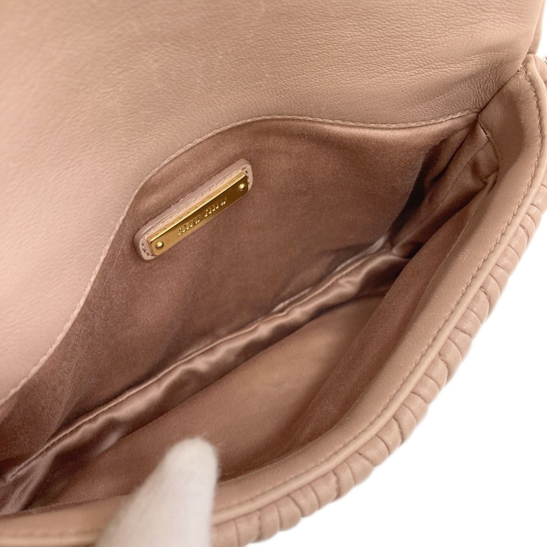 Chainshoulder Bag Leather Miumiu - 5