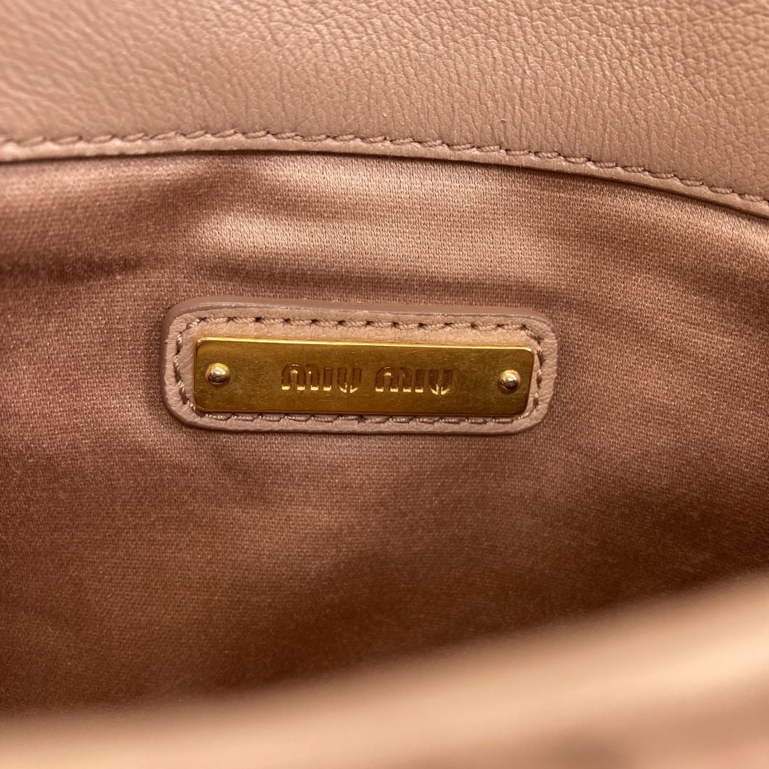 Chainshoulder Bag Leather Miumiu - 6