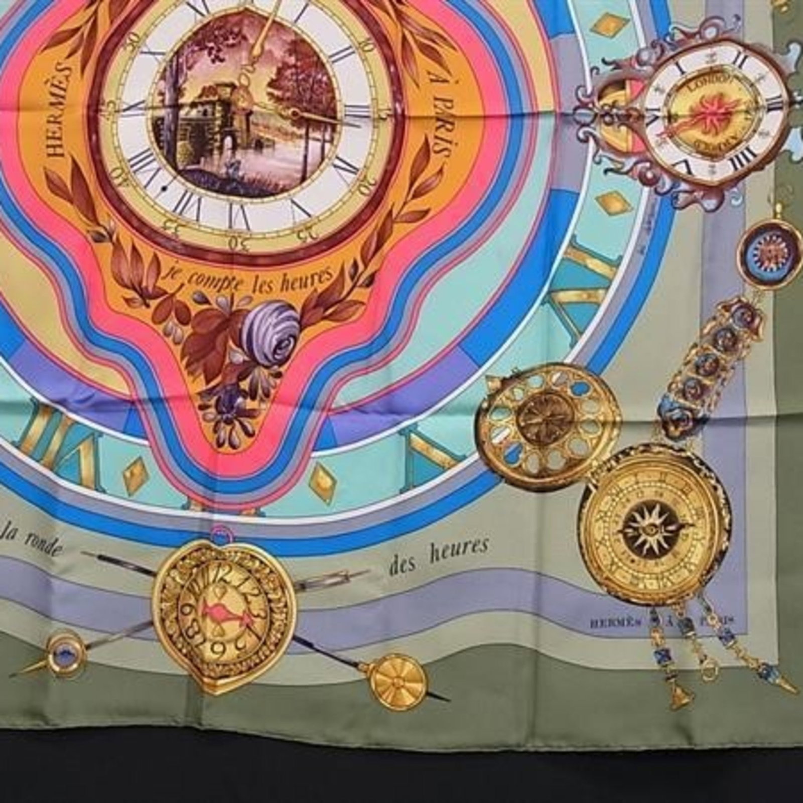 Silk Hermes Scarf - 3
