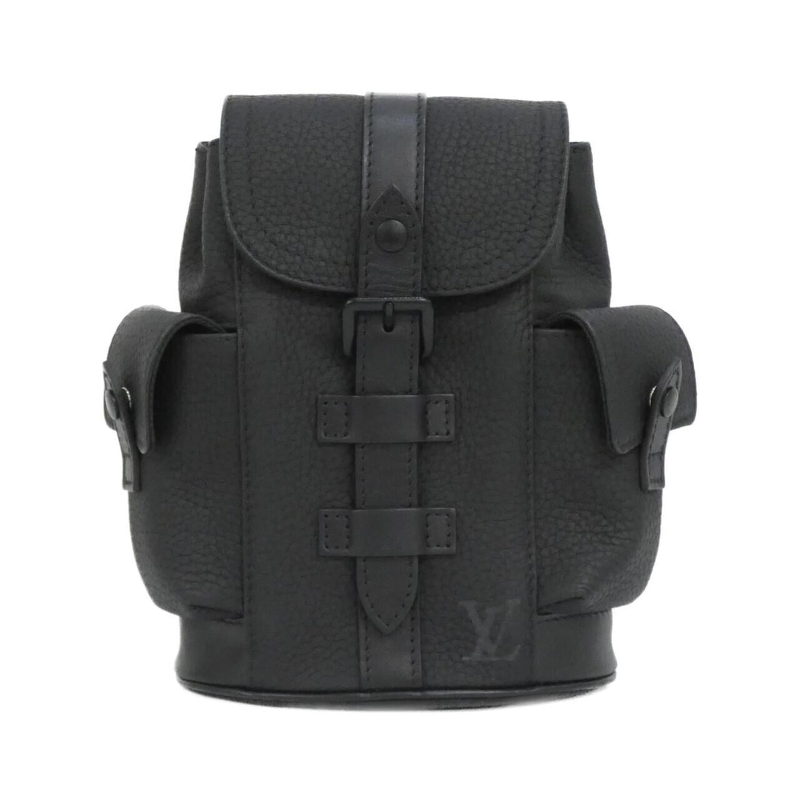 Shoulder Bag Leather Louis Vuitton: Shoulder Bag Leather Louis Vuitton Black Calf Leather Louis Vuitton Shoulder Bag with Dust Bag. This shoulder bag features high-quality leather construction and a classic design. Measuring 20cm x