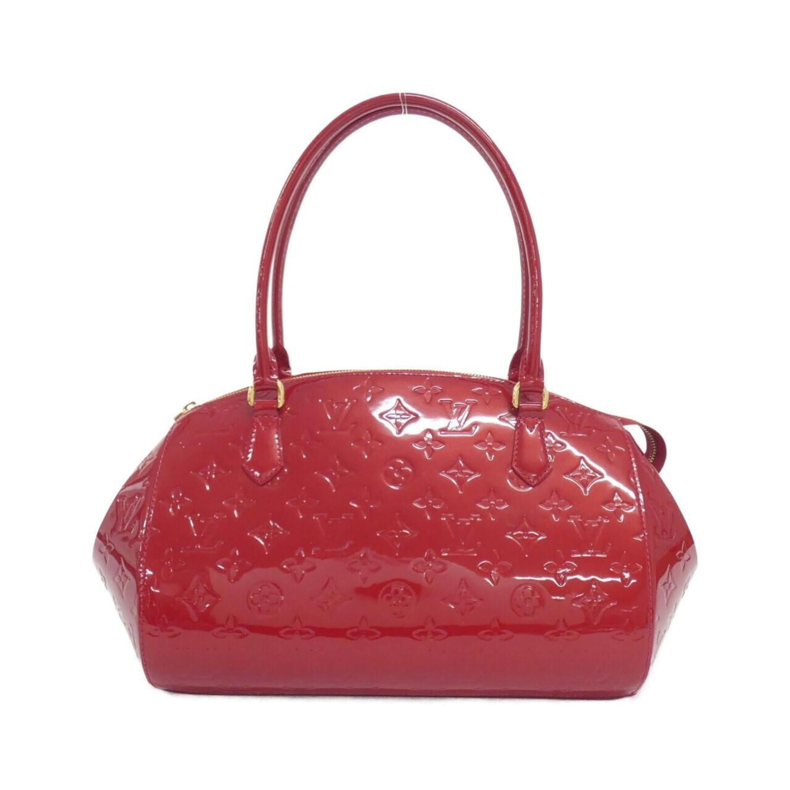 Shoulder Bag by Louis Vuitton: Shoulder Bag by Louis Vuitton The Louis Vuitton shoulder bag boasts a sleek design with a Pomme d'amour color, adding a touch of elegance to any outfit. Measuring 21cm x 40cm x 17cm, this stylish bag
