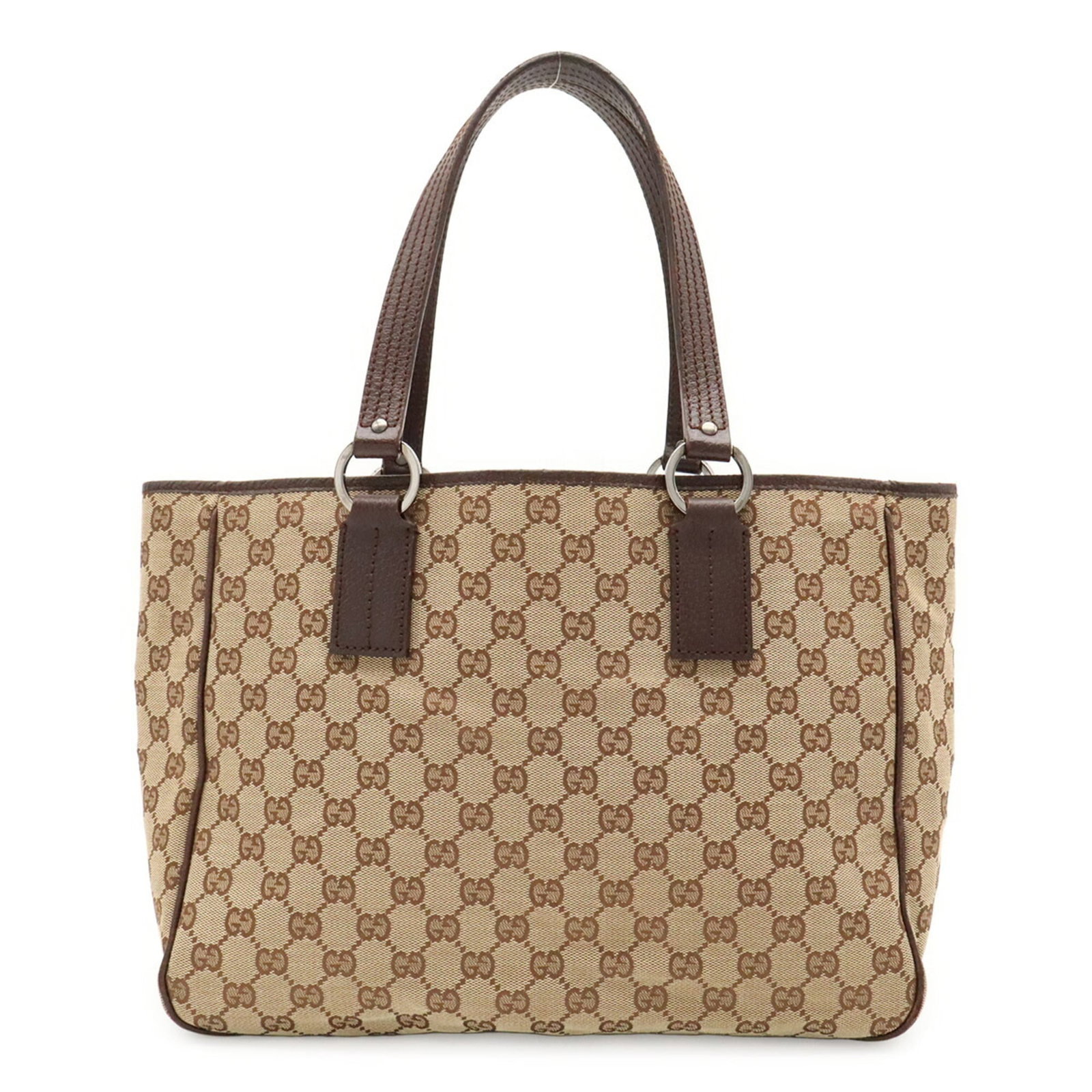 Gucci Shoulder Bag Tote Bag Gg Canvas: Gucci Shoulder Bag Tote Bag Gg Canvas Gucci's iconic GG canvas is showcased in this stylish shoulder bag tote, available in three versatile colors: beige, dark brown, and khaki. Measuring 25.5cm x