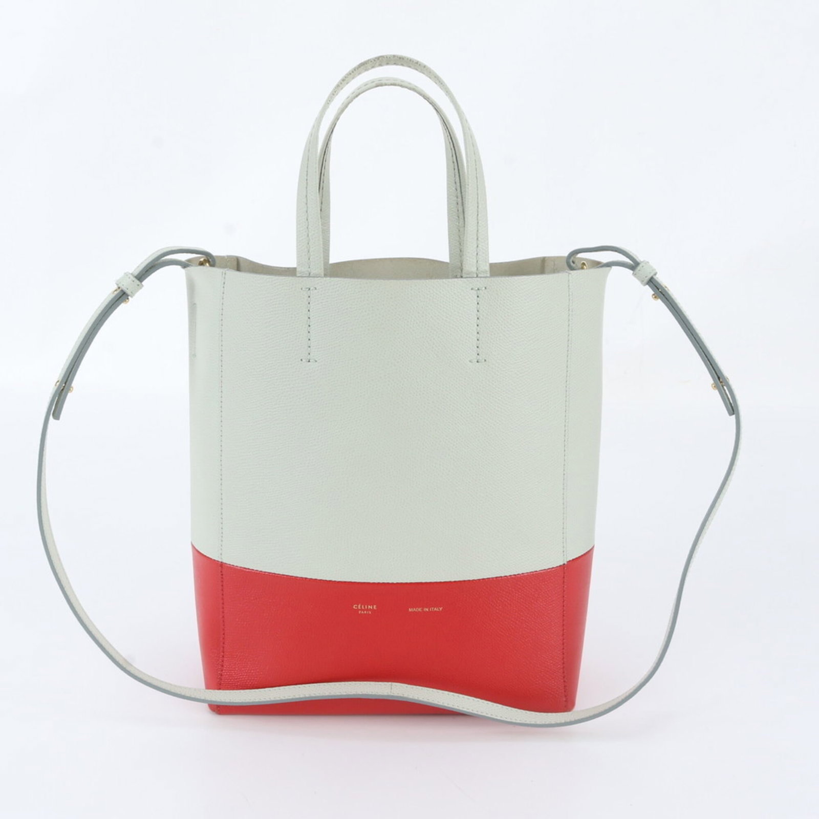 Celine Leather Handbag Tote Shoulder Bag: Celine Leather Handbag Tote Shoulder Bag The Celine Leather Handbag Tote Shoulder Bag is a stylish and versatile accessory, featuring high-quality leather construction in a vibrant green or red color.