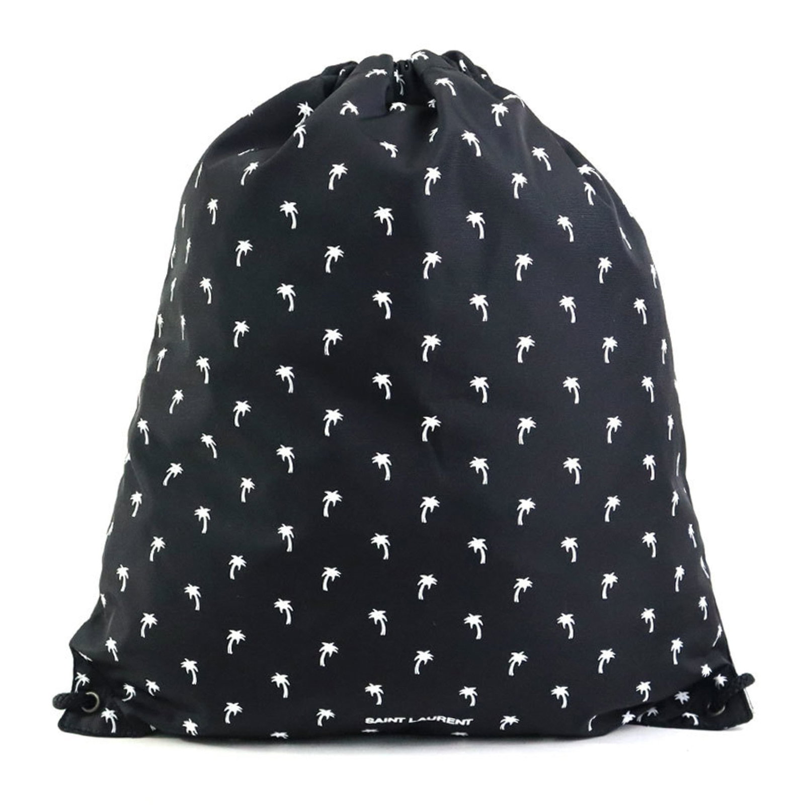 Saint Laurent Backpack Nylon: Saint Laurent Backpack Nylon Black and White Saint Laurent Backpack Nylon. Made from high-quality nylon, this sleek backpack features a classic design with a timeless black and white color