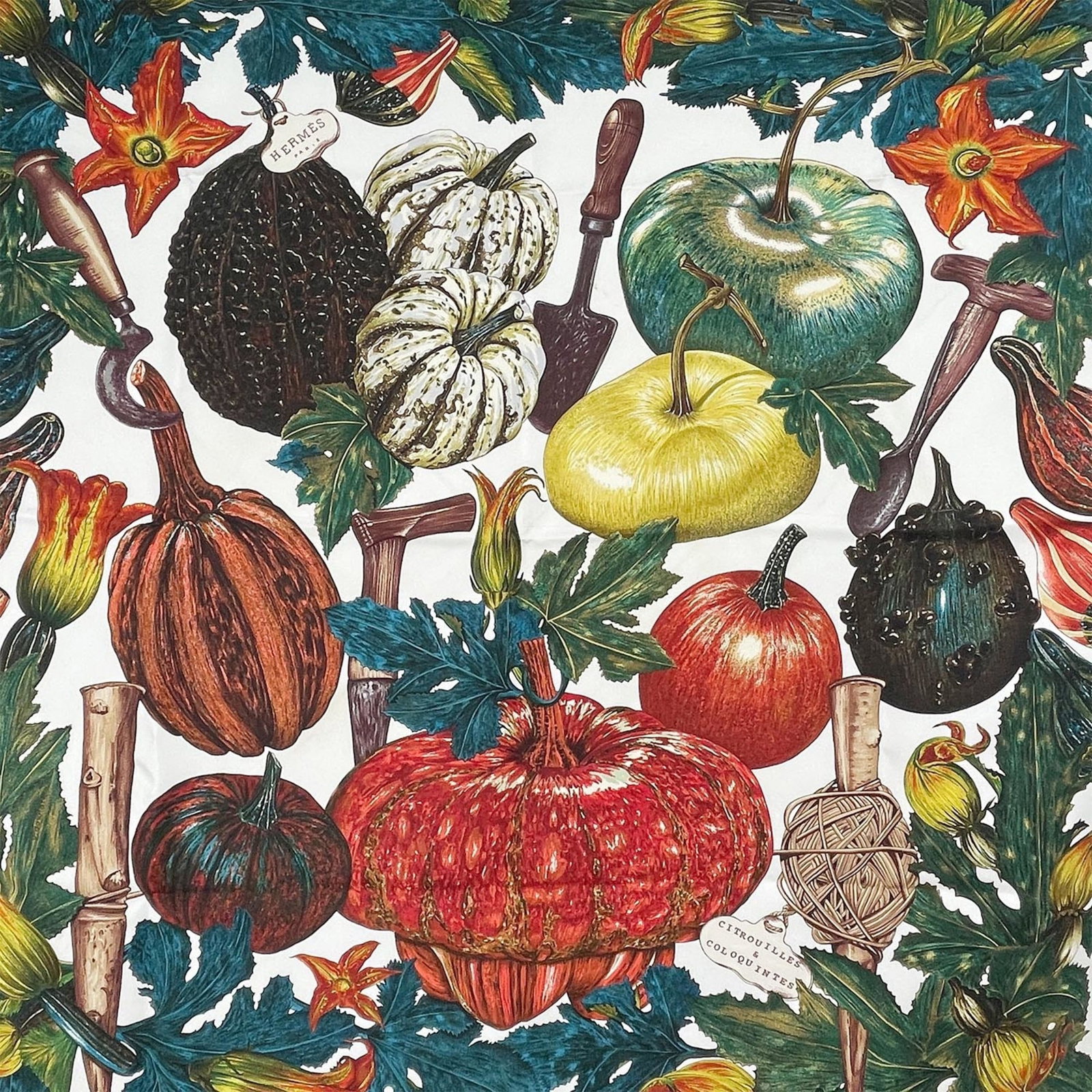 Silk Hermes Scarf - 2