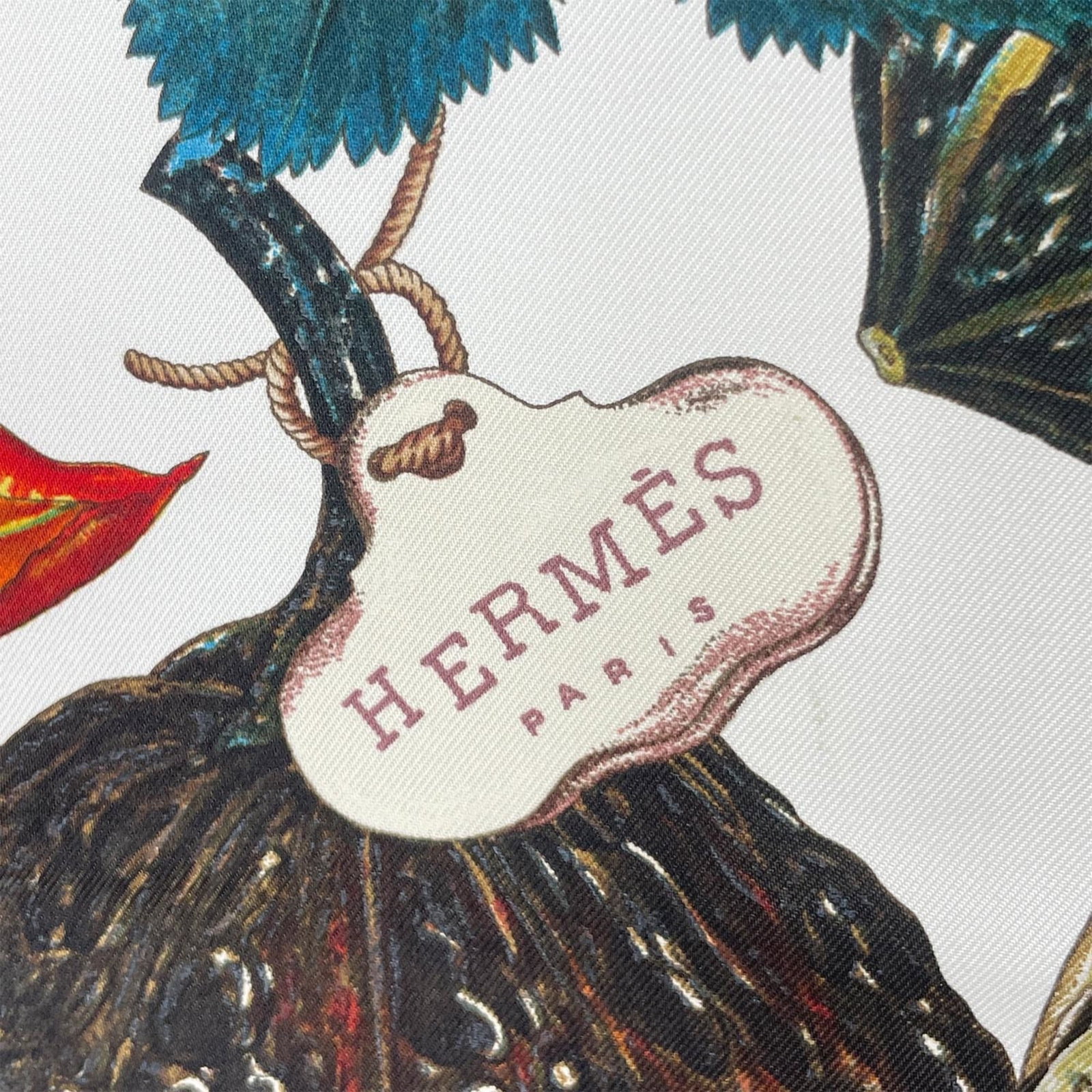 Silk Hermes Scarf - 4