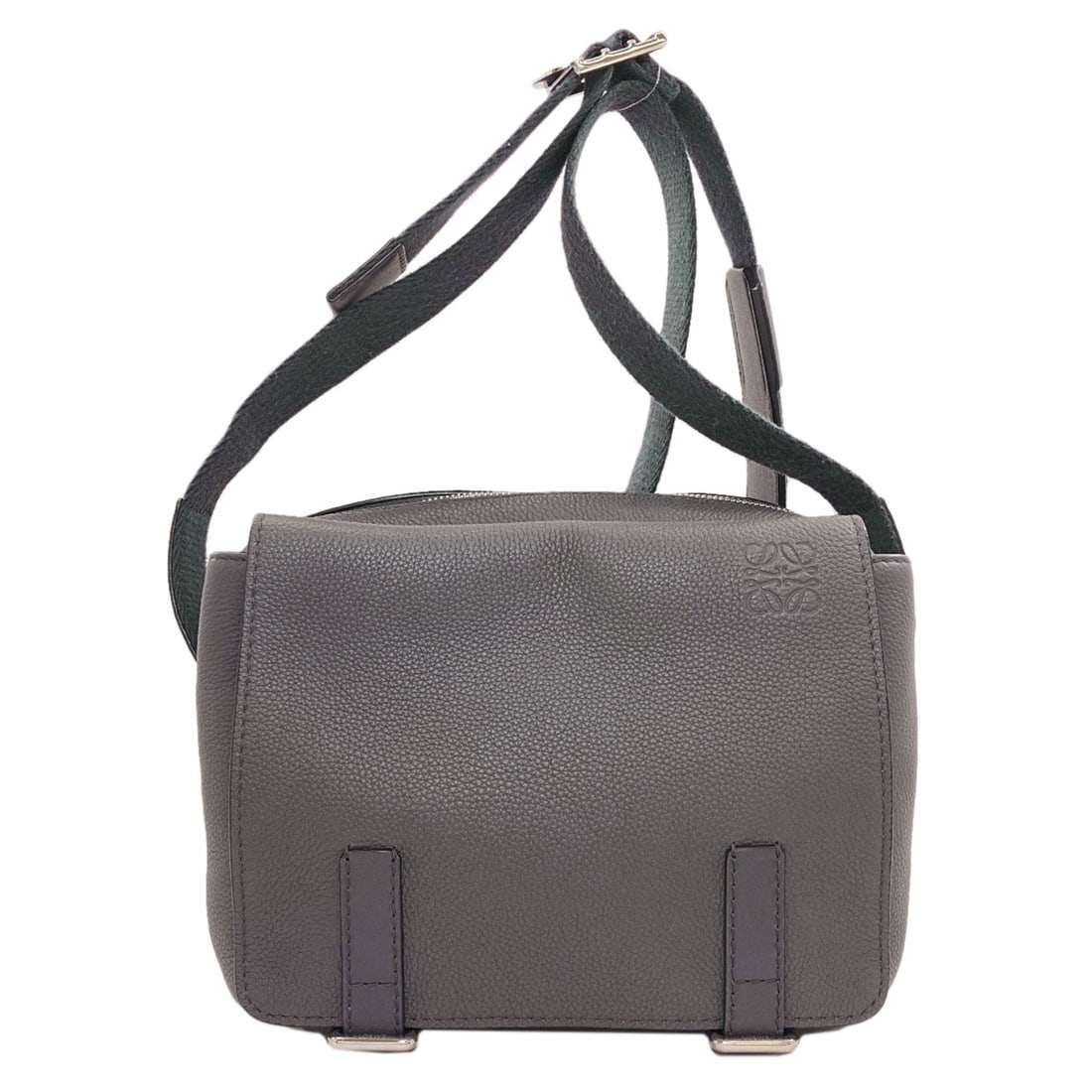 Loewe Military Messenger Bag Xs Anagram Shoulder Bag Calf: Loewe Military Messenger Bag Xs Anagram Shoulder Bag Calf The Loewe Military Messenger Bag Xs Anagram Shoulder Bag Calf is a stylish and functional shoulder bag. Measuring 6.7 inches in height and