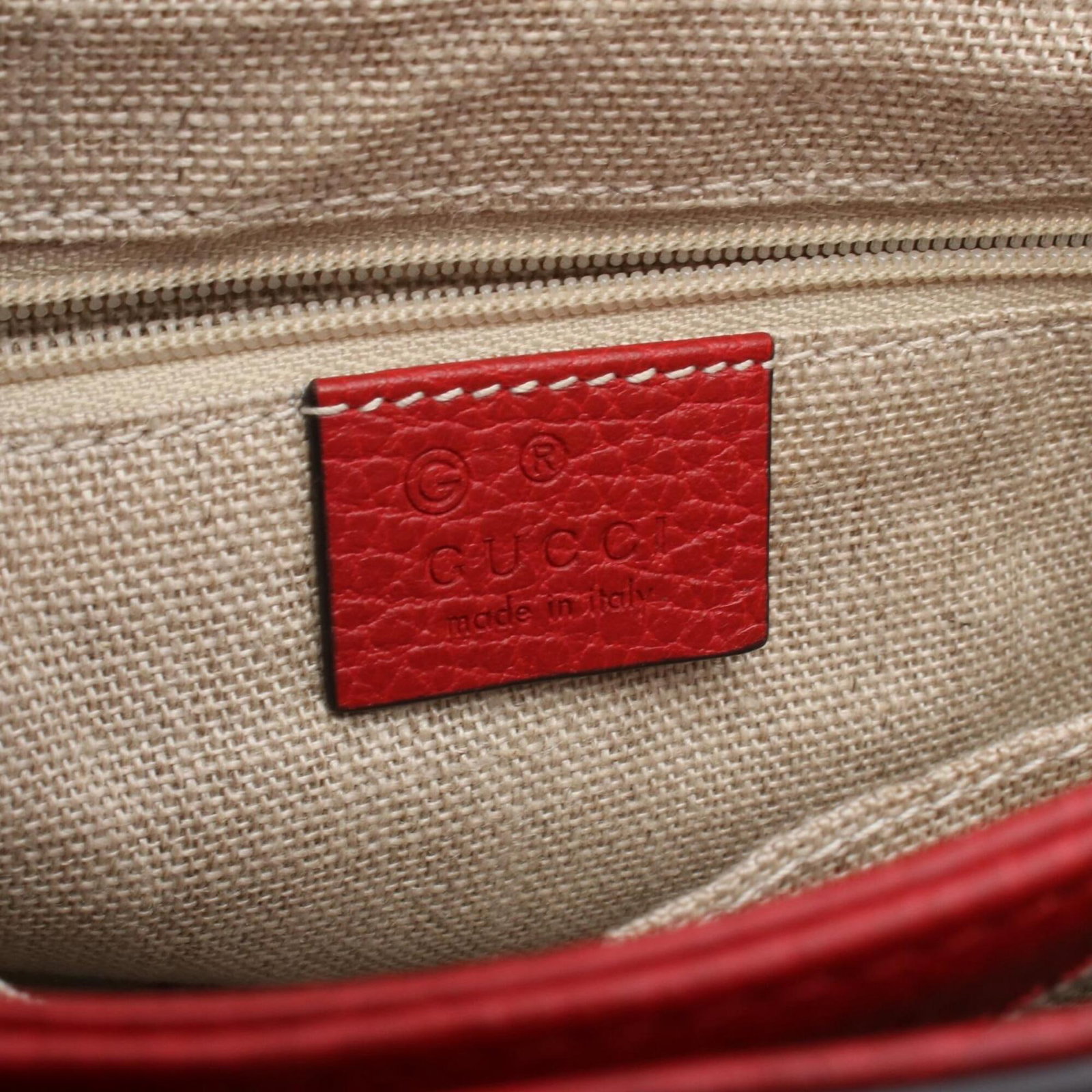 Handbag Leather Gucci - 4