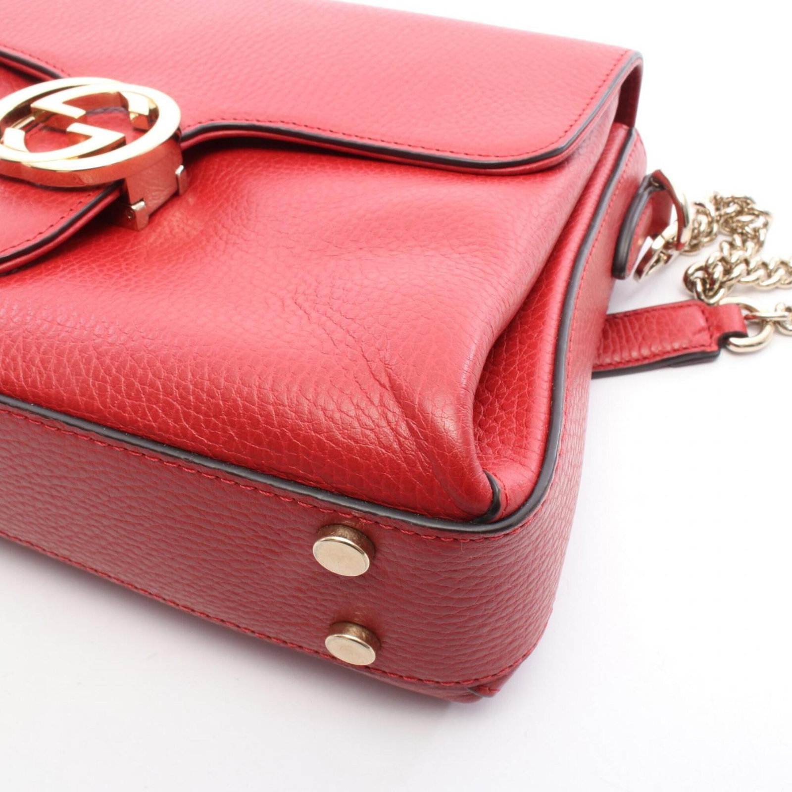 Handbag Leather Gucci - 6
