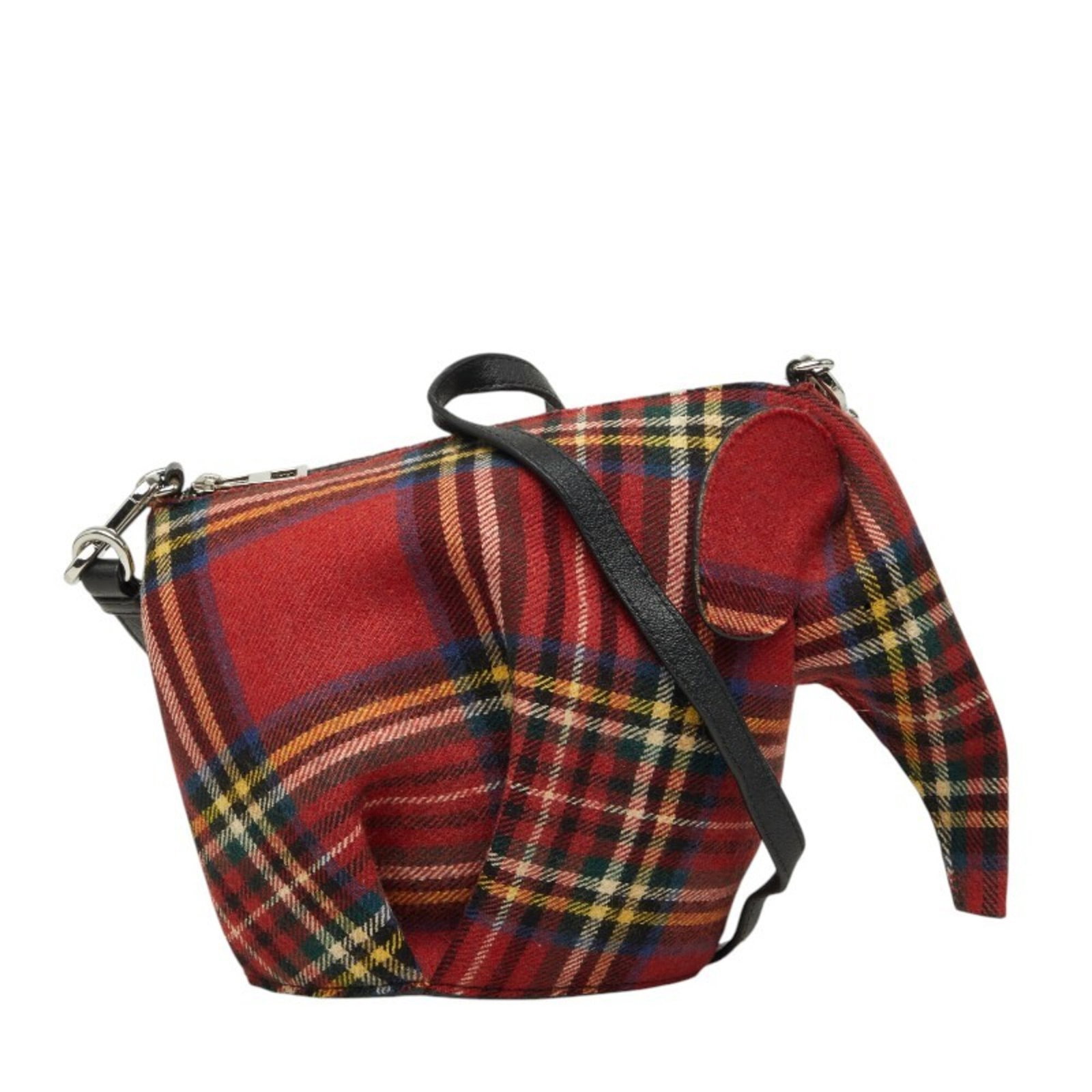 Shoulder Bag Wool Loewe: Shoulder Bag Wool Loewe Wool shoulder bag from Loewe with a multi-color, red accent. This bag measures 16cm x 11.5cm x 9.5cm and features a wool material. Item Specifics: Brand: Loewe Type: Shoulder