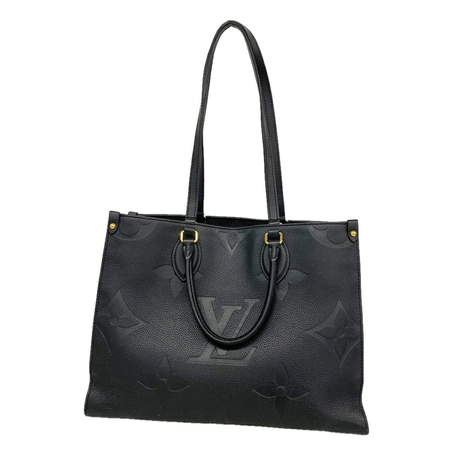 Tote Bag Louis Vuitton: Tote Bag Louis Vuitton Louis Vuitton's iconic tote bag boasts a sleek Noir color and a compact design, measuring 26.5cm x 33cm x 14cm. The bag's signature monogram pattern adds a touch of luxury to
