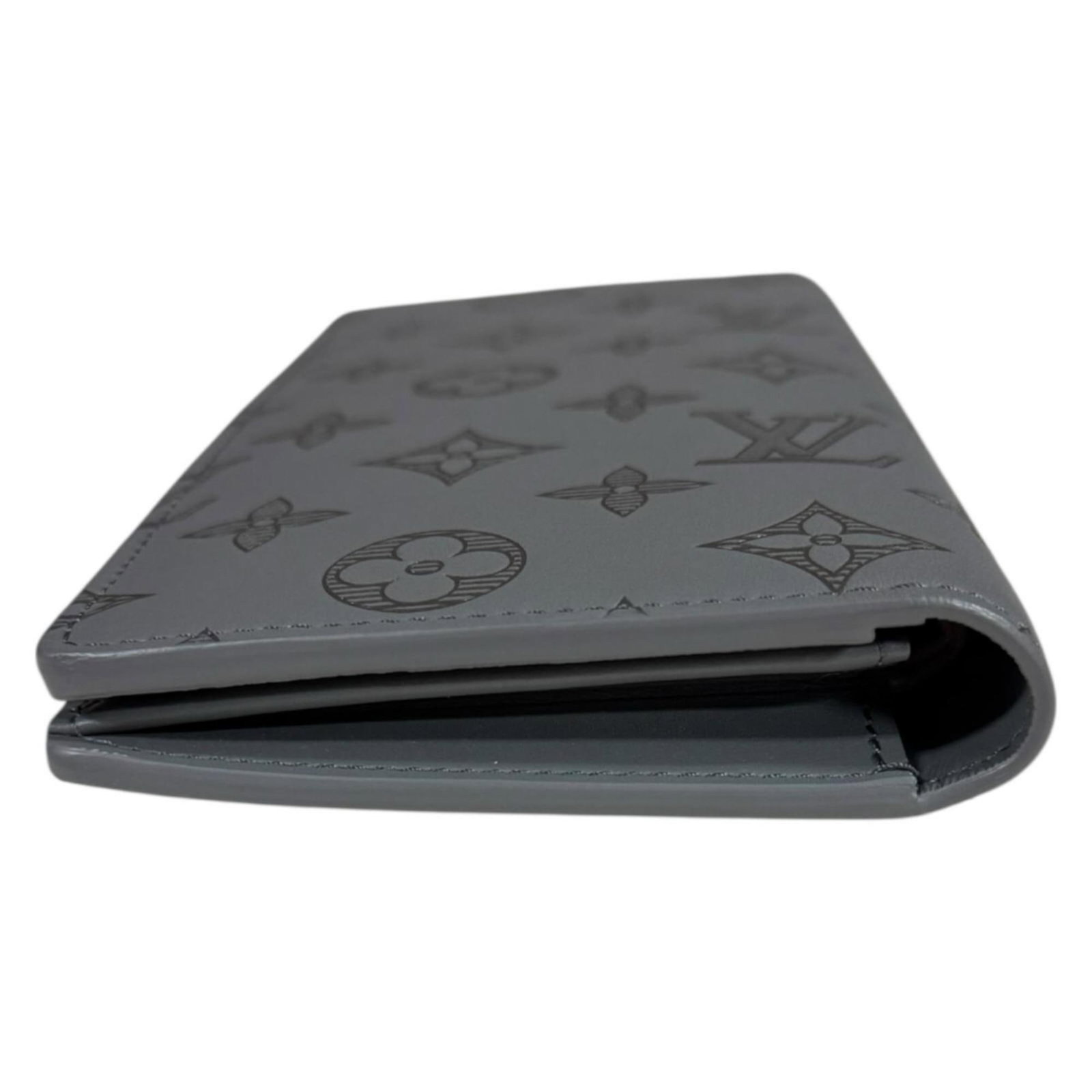 Shadow Monogram Bi Fold Vuitton Long Wallet - 3