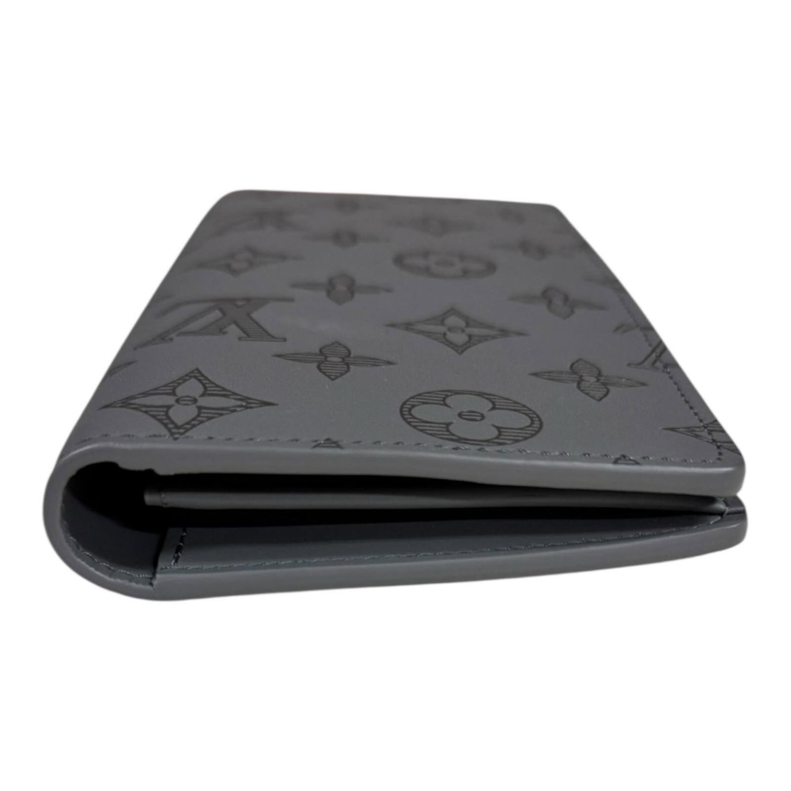 Shadow Monogram Bi Fold Vuitton Long Wallet - 4