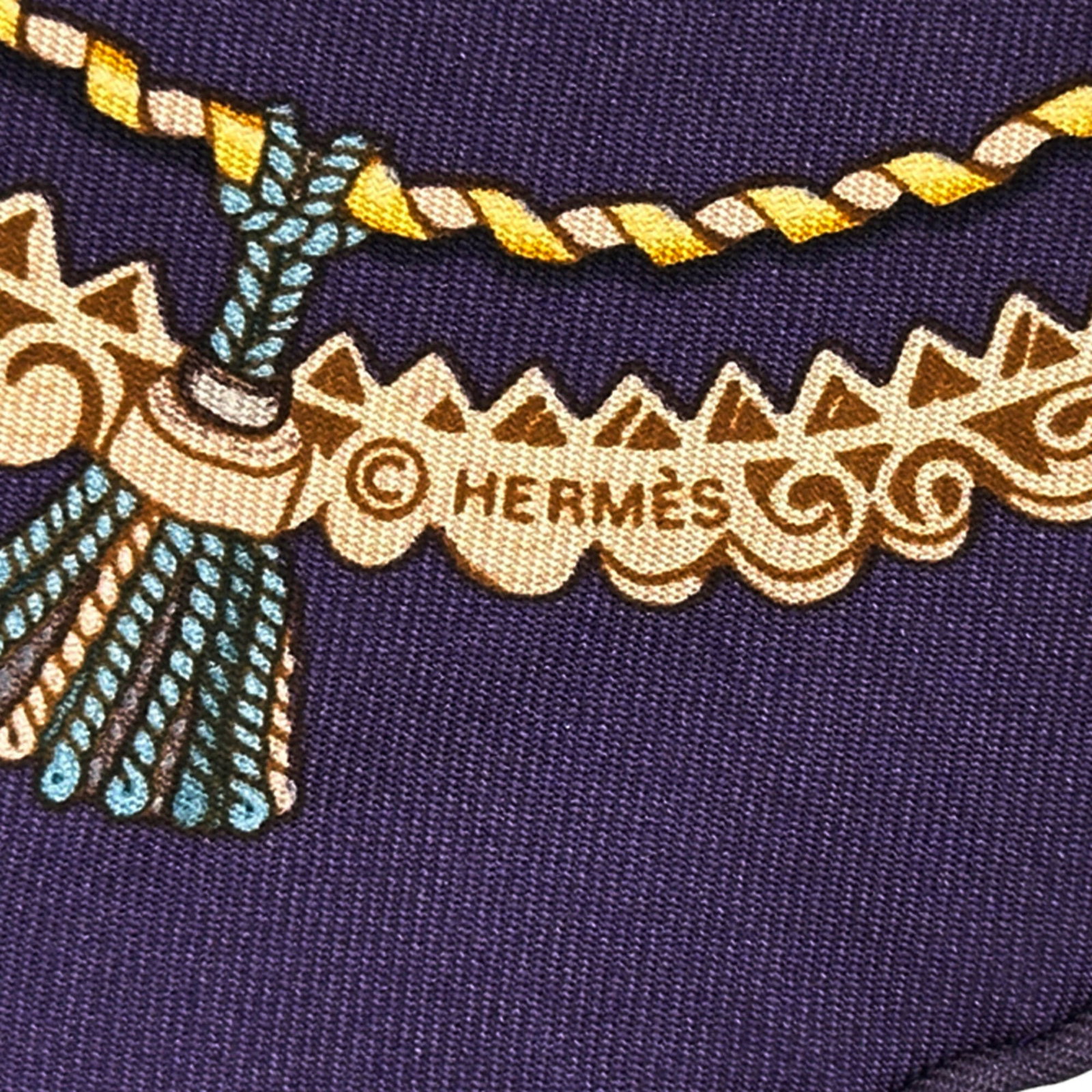 Silk Hermes Scarf - 3