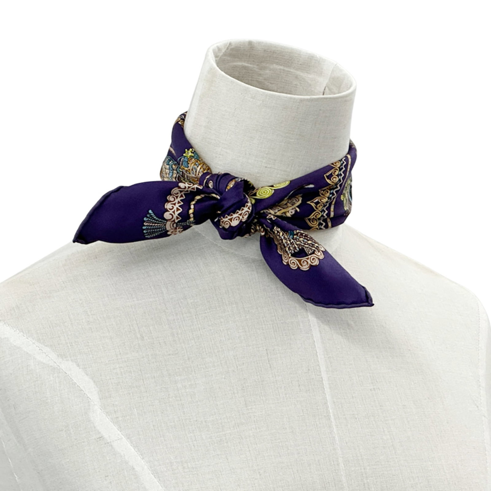 Silk Hermes Scarf - 5