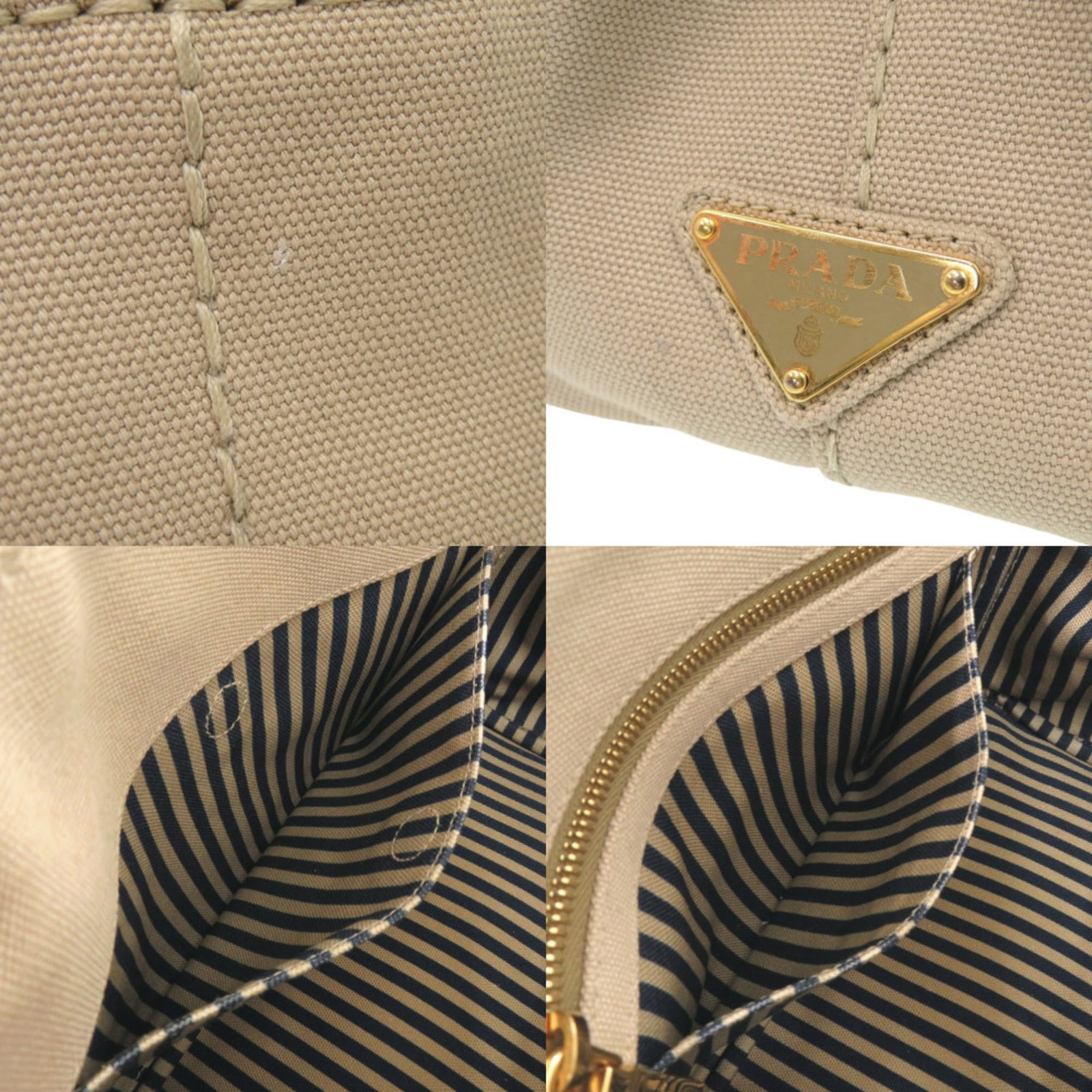 Canvas Prada Tote - 9