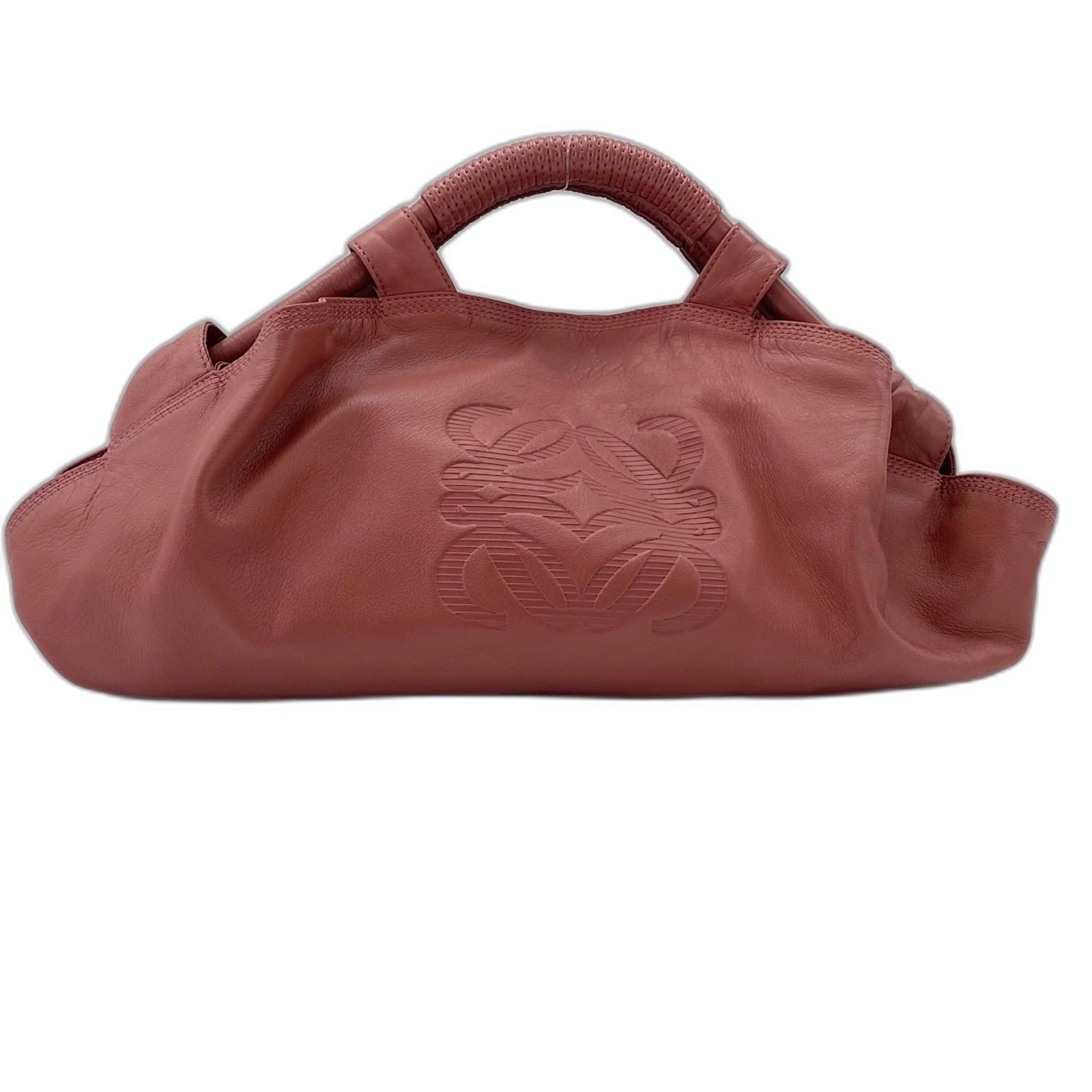 Handbag Loewe: Handbag Loewe Red Loewe Nappa Aire Handbag with 27cm x 35cm x 15cm dimensions and 4.00cm handle drop. This handbag features a signature and bears a notable Loewe brand. Item Specifics: Brand: Loewe