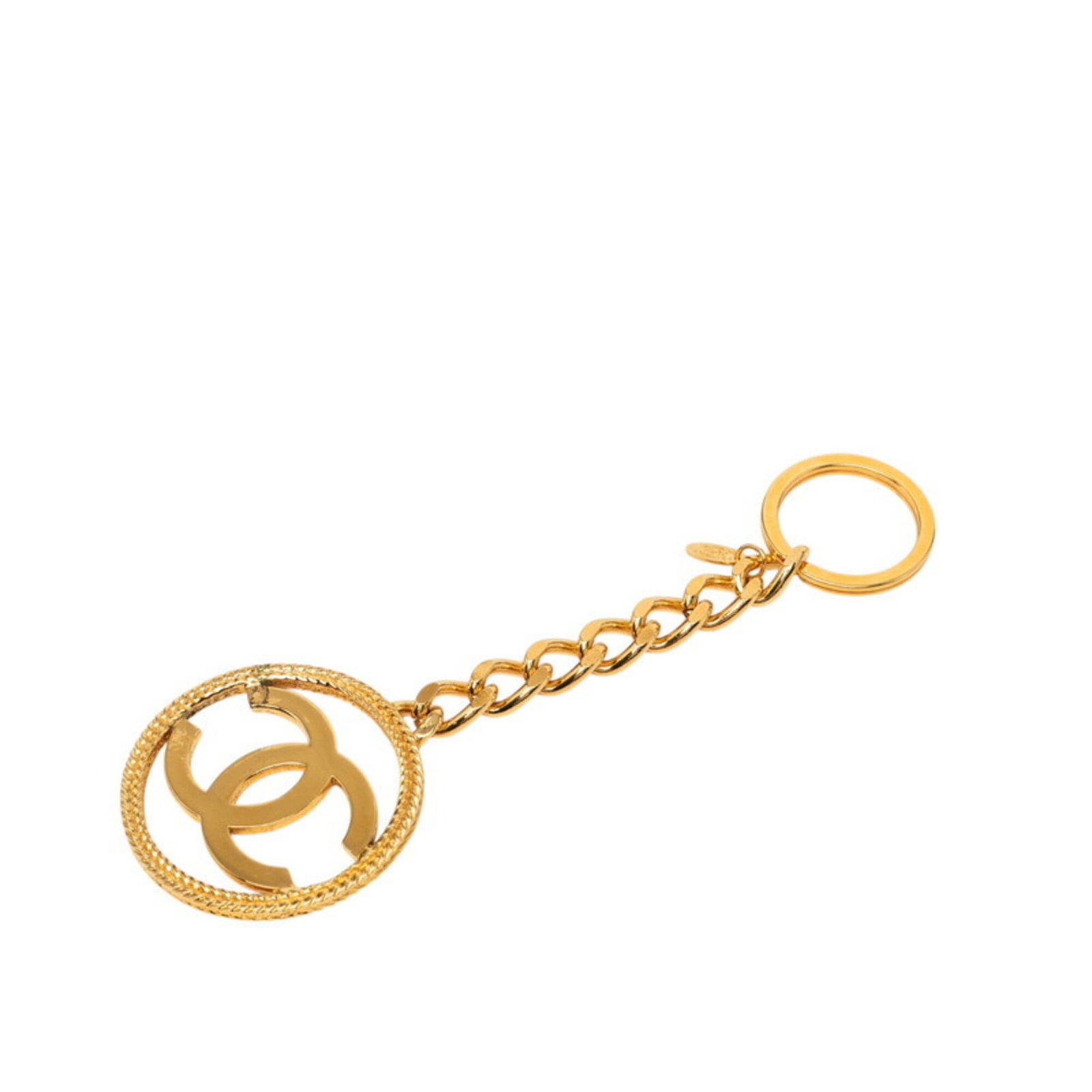 Chanel Coco Keyring Bag Charm Gold Plated Women'S Accessory Keychain 26: Chanel Coco Keyring Bag Charm Gold Plated Women'S Accessory Keychain 26 Gold Plated Chanel Keyring Bag Charm measures 5.5cm in size, featuring a 15.7cm chain/strap length. This gold plated charm is