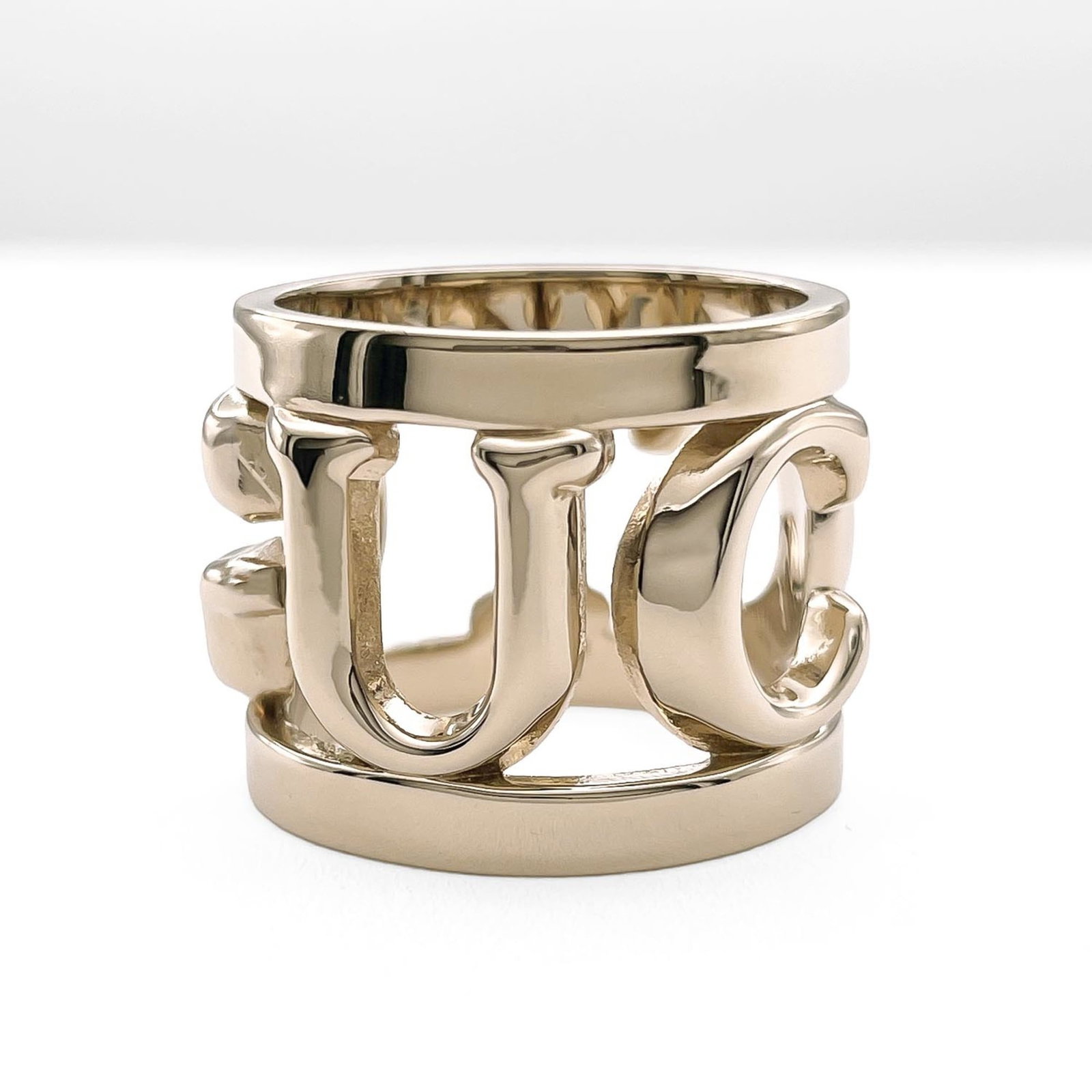 Metal Gucci Scarf Ring - 2