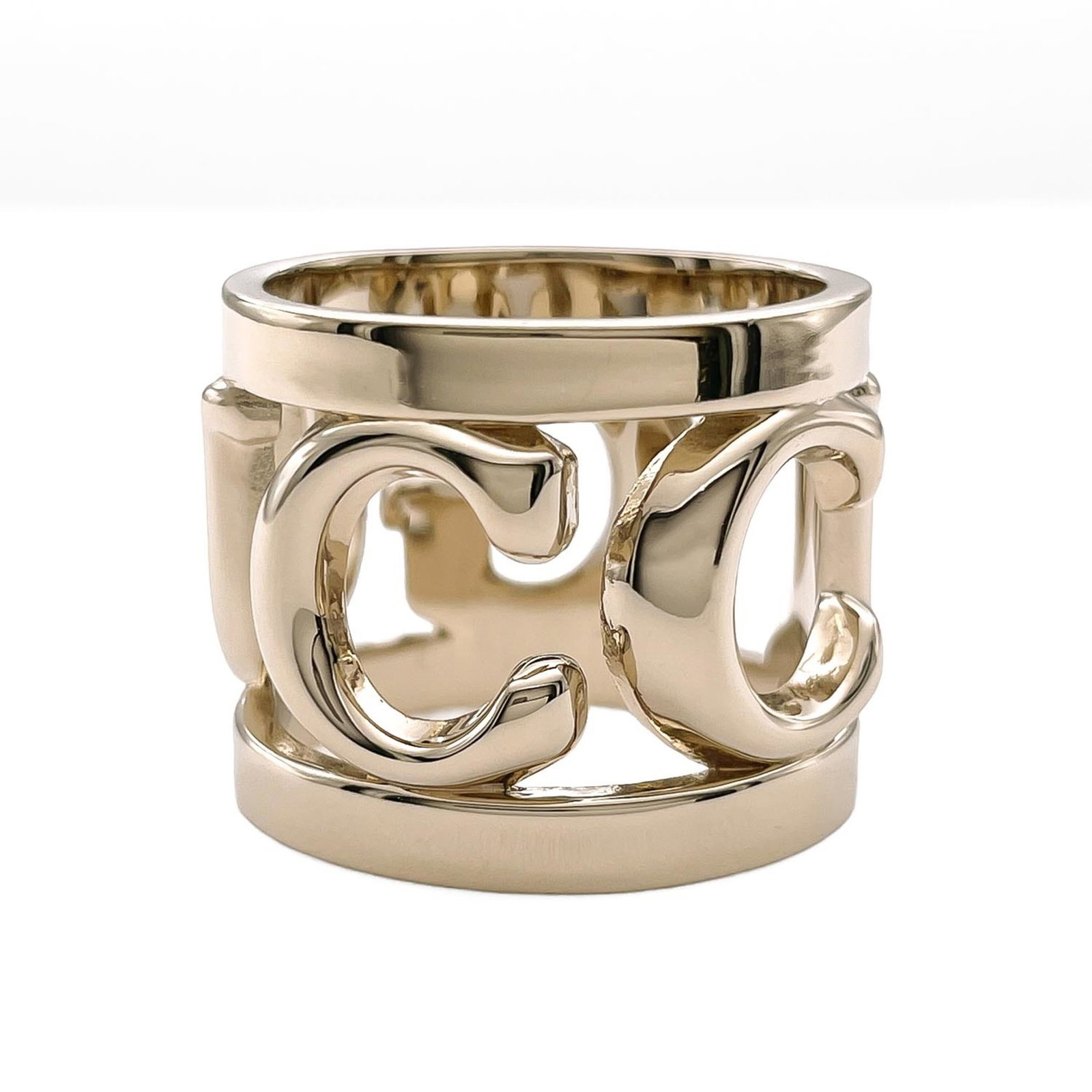 Metal Gucci Scarf Ring - 3