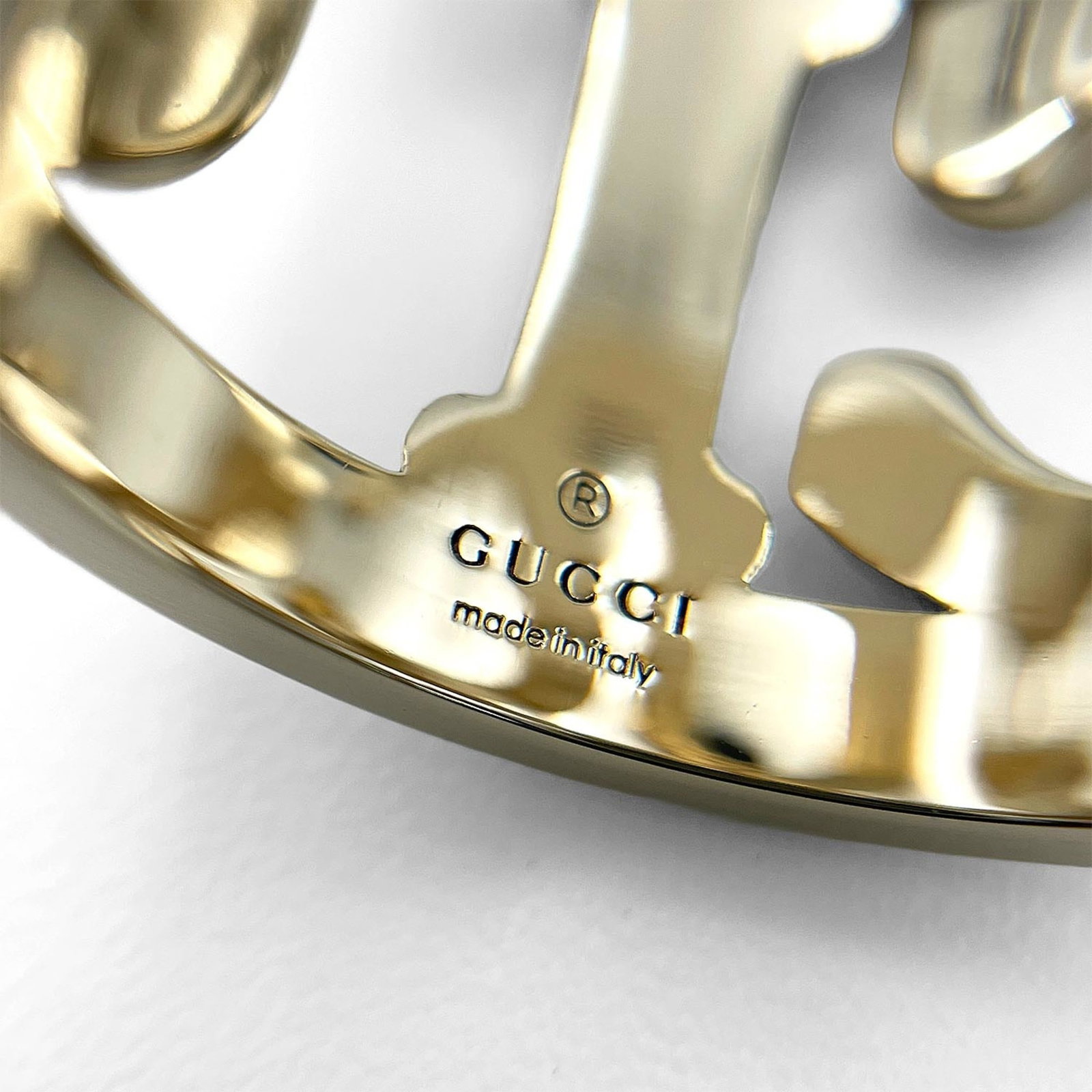 Metal Gucci Scarf Ring - 6