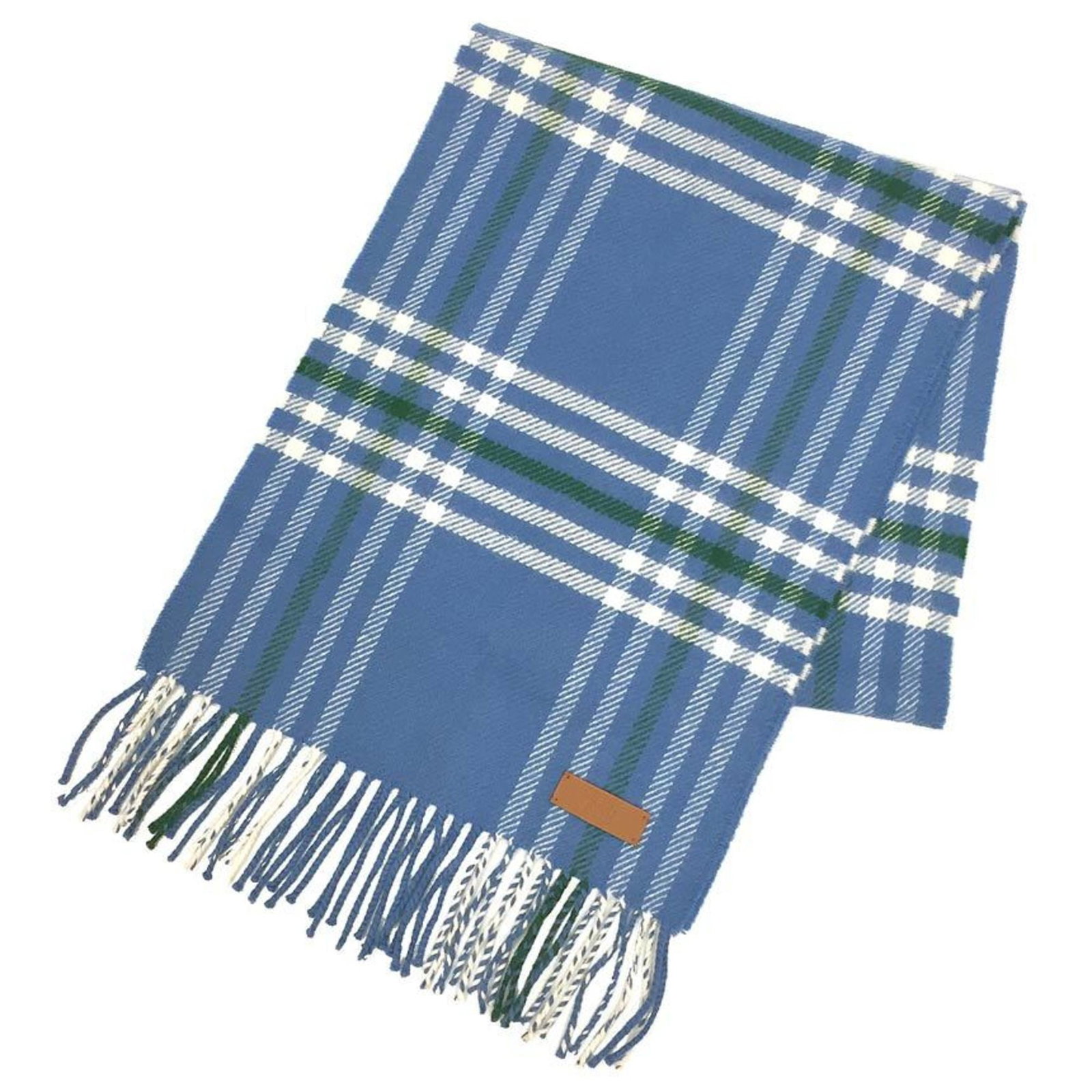 Hermes Stole Cashmere: Hermes Stole Cashmere Cashmere stole from renowned luxury brand Hermes, crafted from soft and luxurious cashmere material, with a light blue hue. Measuring 1.6m x 30cm, this stole is designed to be wo