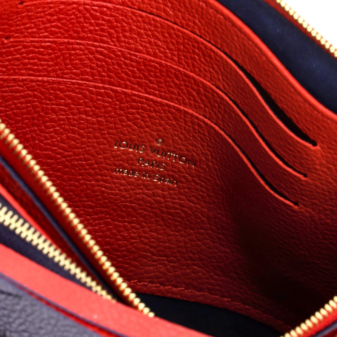 Vuitton Empreinte Leather Monogram Pochette Double Zip - 7