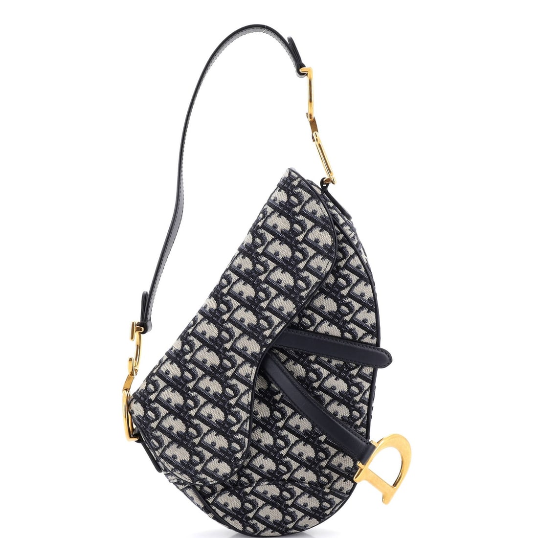 Canvas Oblique Medium Saddle Handbag Dior Christian: Canvas Oblique Medium Saddle Handbag Dior Christian Canvas Oblique Medium Saddle Handbag Dior. This Dior Saddle Handbag features a striking blue canvas exterior with an oblique design, adding a touch