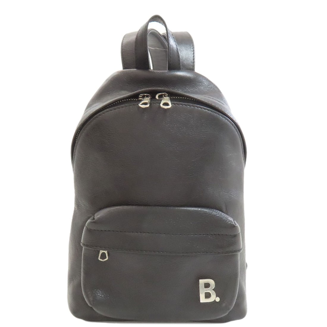 Logo Backpack Calf Daypack 680026 Balenciaga: Logo Backpack Calf Daypack 680026 Balenciaga Black Calf Leather Balenciaga Backpack A* Daypack. Made from high-quality Calf leather, this stylish backpack features a classic design with a sleek black