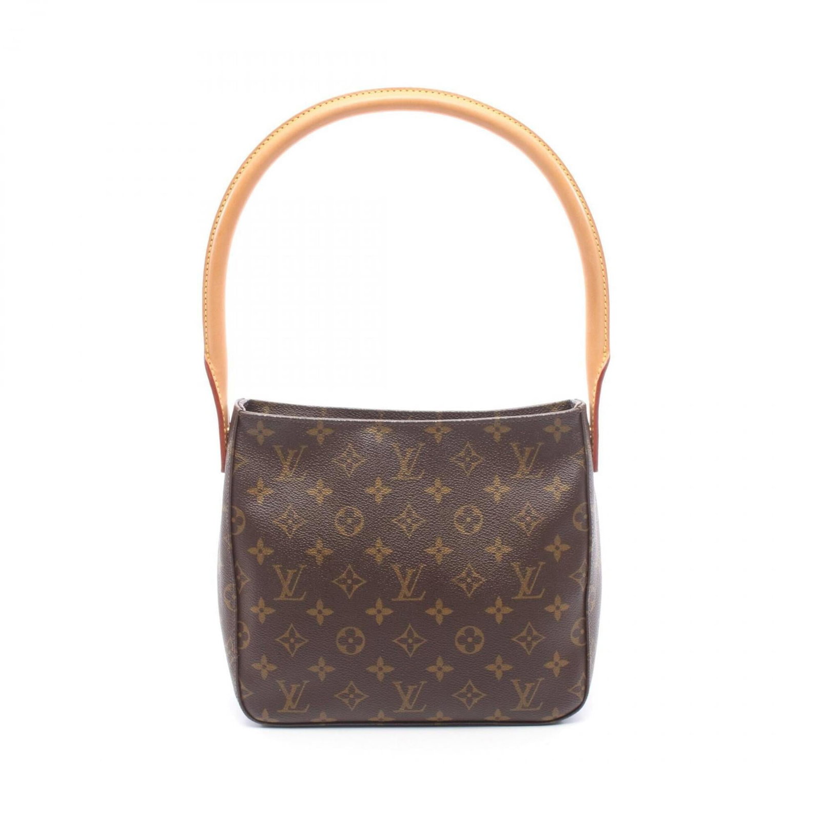 Monogram Leather Shoulder Bag Handbag Louis Vuitton: Monogram Leather Shoulder Bag Handbag Louis Vuitton Monogram Leather Shoulder Bag Handbag Louis Vuitton is made from high-quality Monogram leather, featuring a classic brown color and iconic Louis Vui