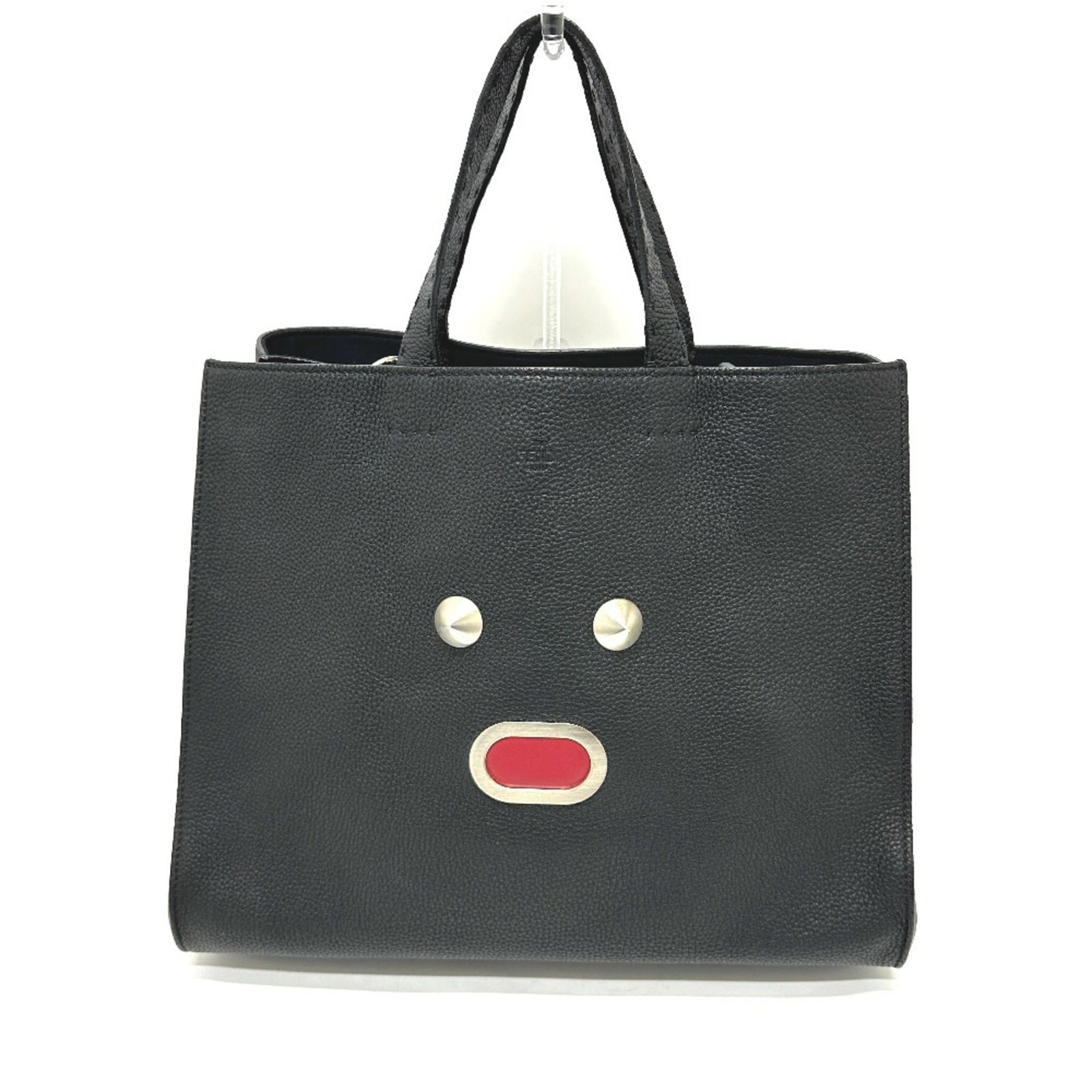 Fendi Tote Bag Leather: Fendi Tote Bag Leather Fendi Tote Bag Leather is a high-quality black leather tote bag with a classic design, measuring 35cm x 40cm x 20cm. The bag comes with a dust bag, shoulder strap, and features