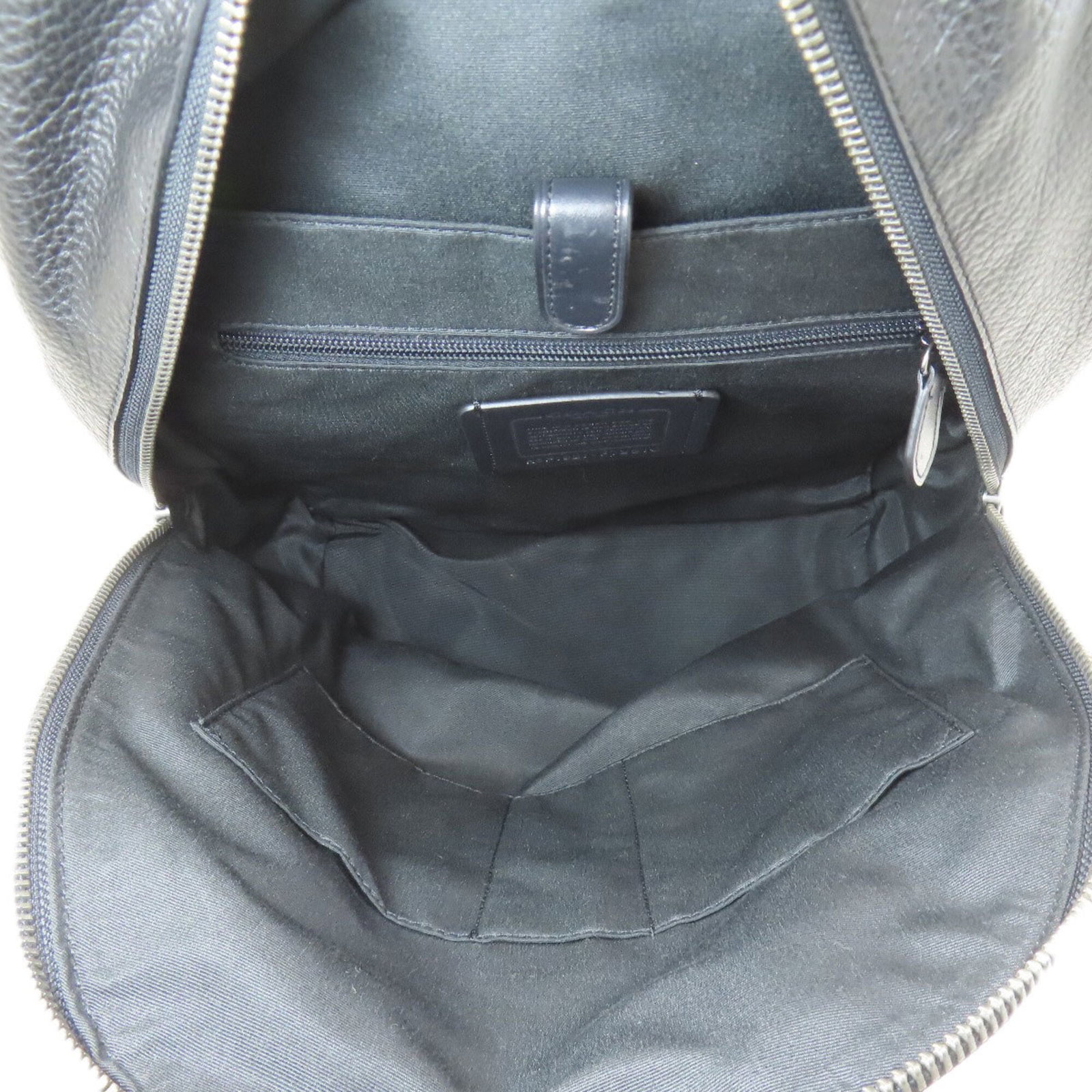Leather Backpack Coach - 5