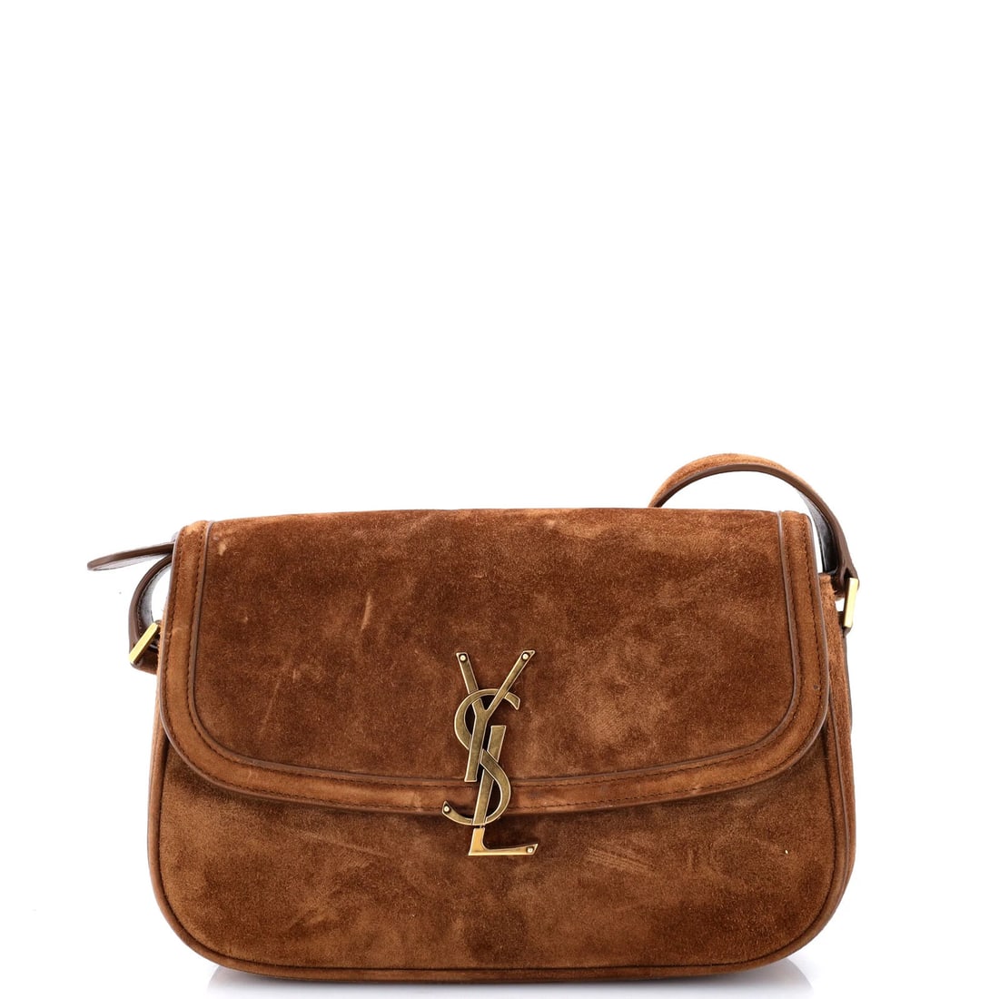 Small Suede Saint Laurent Solferino NM Bag (1 of 7)