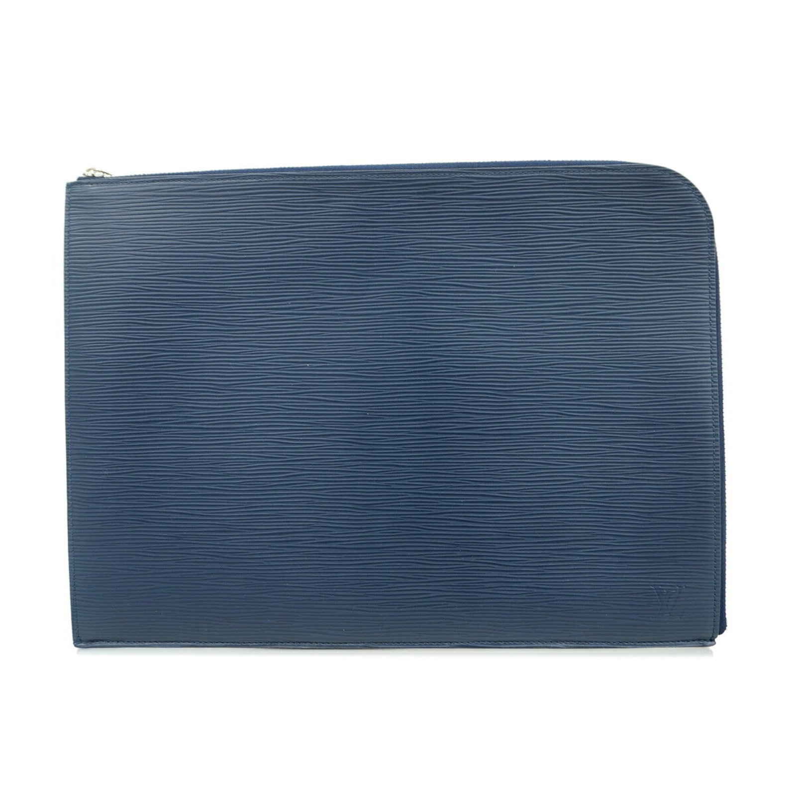 Louis Vuitton Bag: Louis Vuitton Bag Navy blue Louis Vuitton clutch bag with a size of 24.5cm x 33cm x 1cm, featuring a classic design and signature monogram pattern. This stylish bag is made of high-quality materials