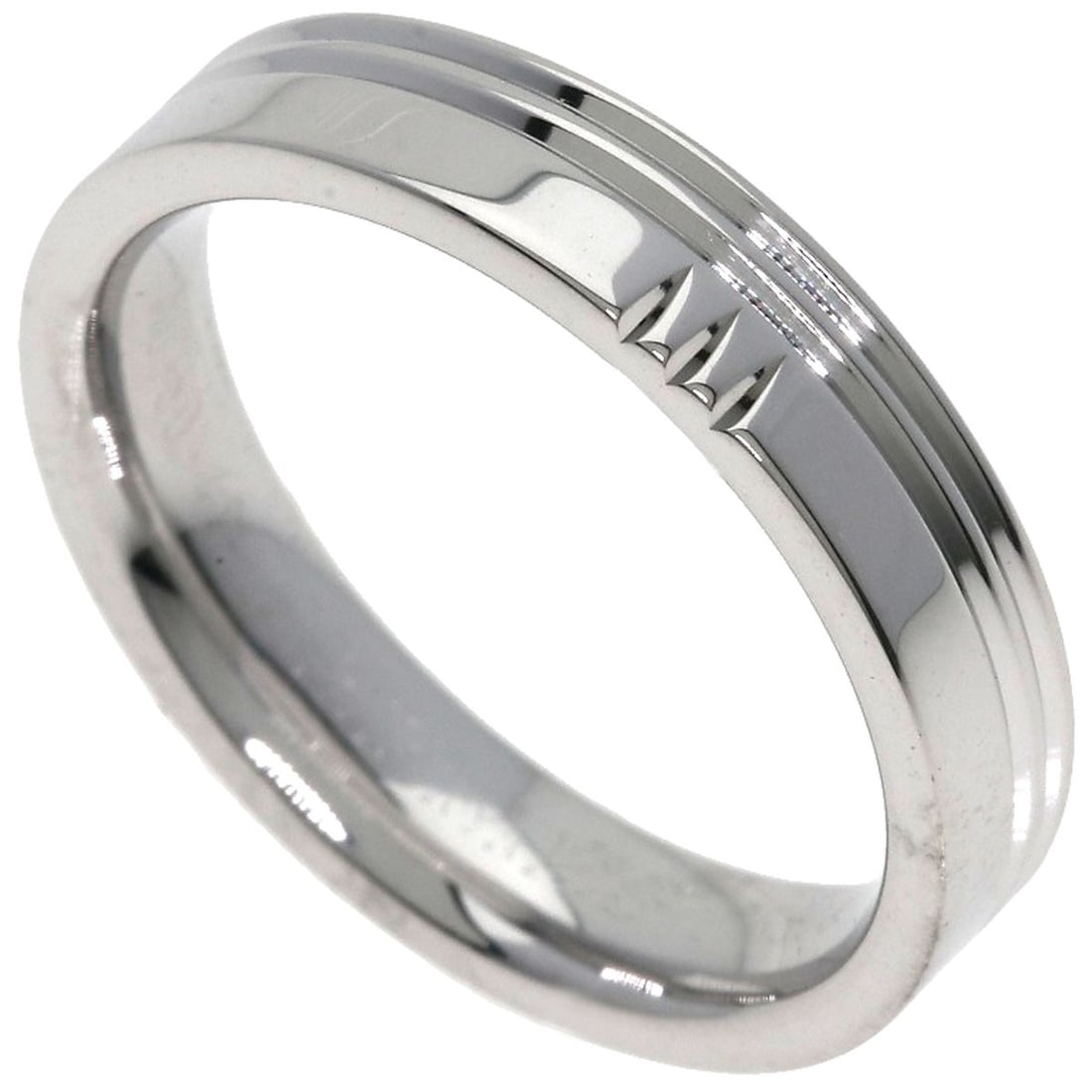 Hermes Alliance Kelly #48 Ring K18 White Gold: Hermes Alliance Kelly #48 Ring K18 White Gold K18 White Gold Ring with Signature. This Hermes Alliance Kelly #48 Ring is crafted from K18 White Gold, a rare and precious metal. The ring features a sig