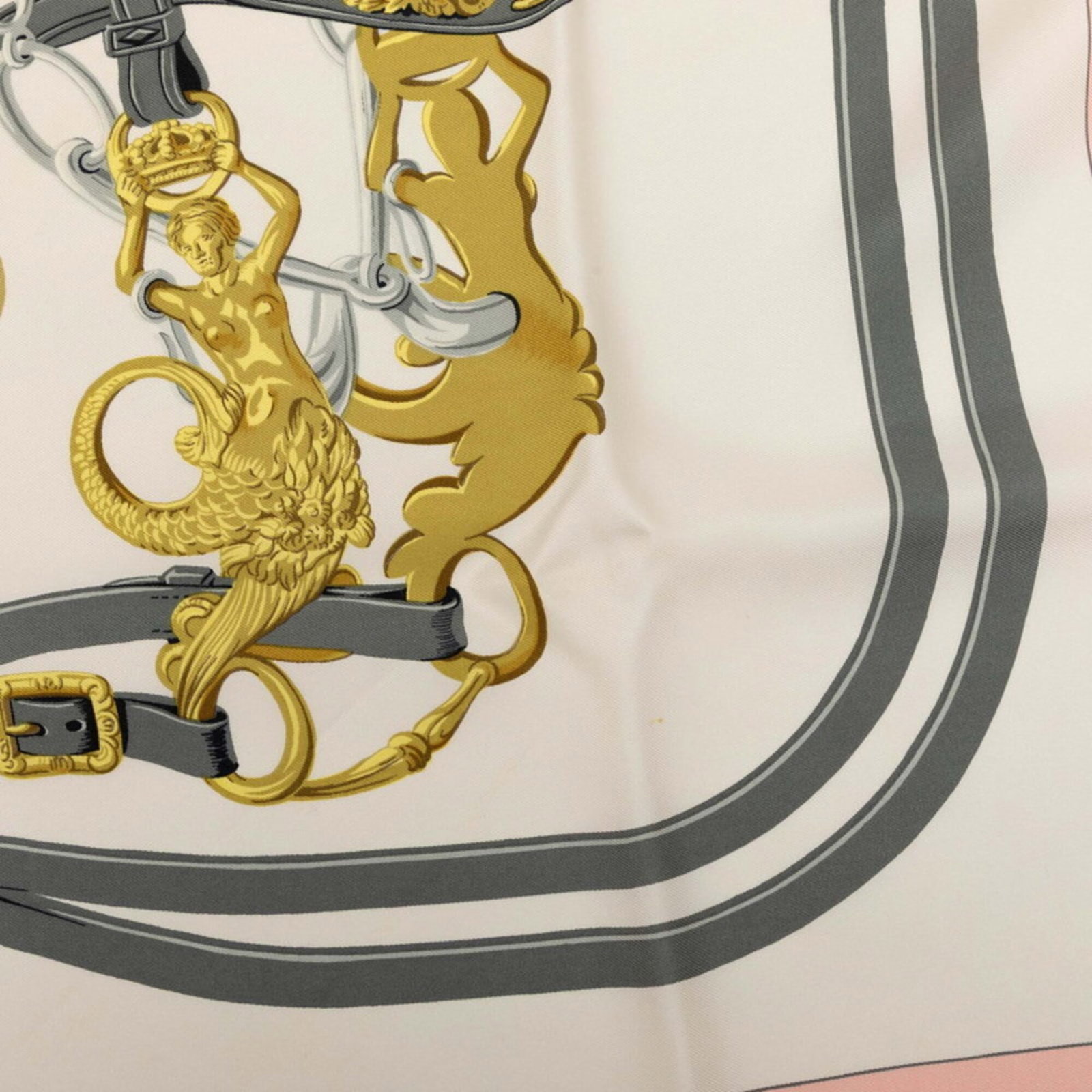 Silk Hermes Scarf - 4
