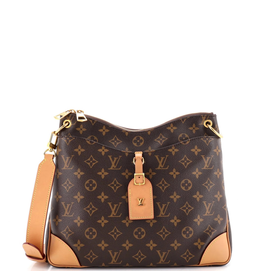Monogram Canvas Handbag Odeon Louis Vuitton NM: Monogram Canvas Handbag Odeon Louis Vuitton NM Monogram Canvas Handbag Odeon Louis Vuitton NM - Excellent Condition. This cross-body bag features a rich brown canvas exterior with a burgundy interior,