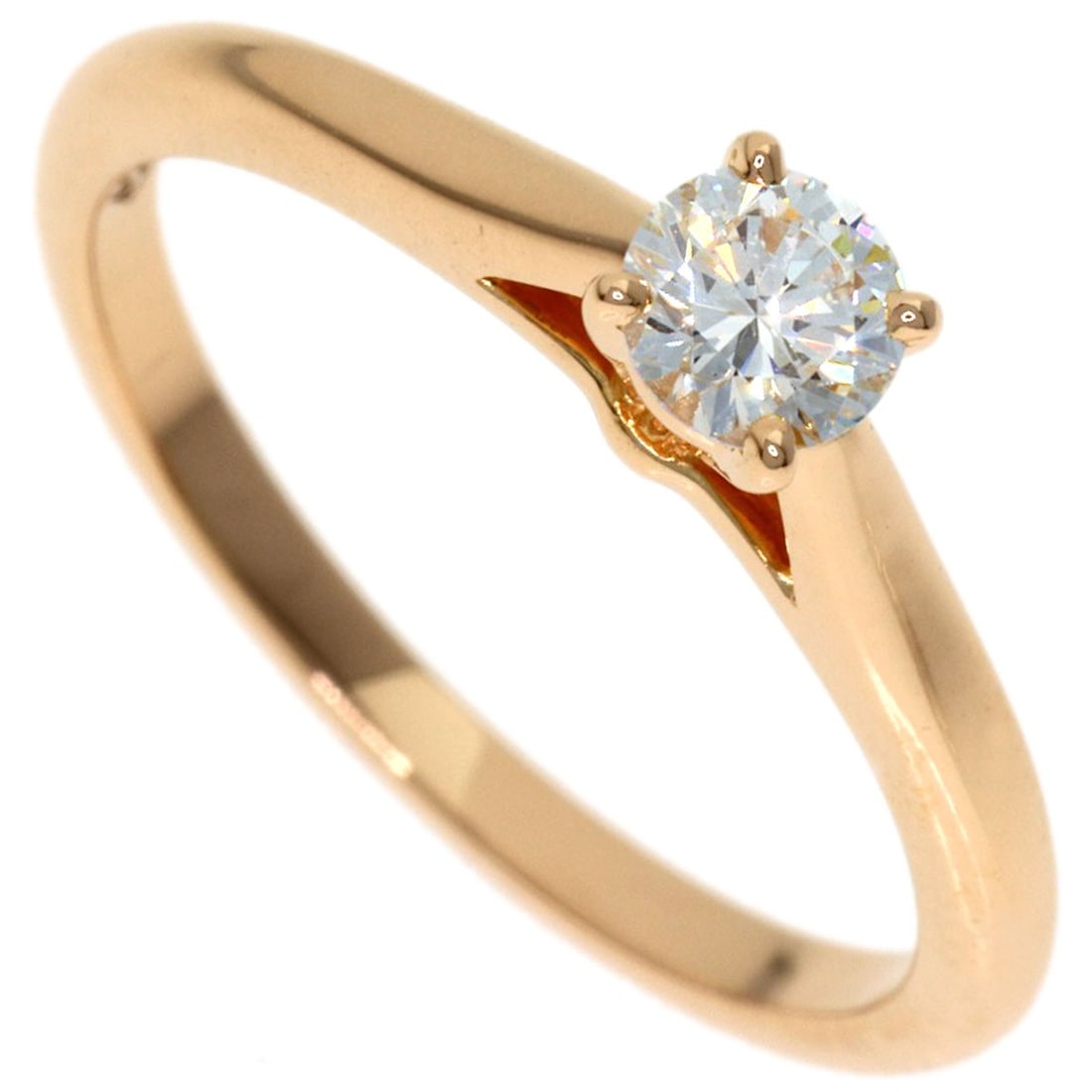 Corfil Diamond Mk #47 Pink Gold K18 Ring Cartier: Corfil Diamond Mk #47 Pink Gold K18 Ring Cartier The Corfil Diamond Mk #47 Pink Gold K18 Ring Cartier boasts a striking D color diamond, totaling 0.21ct, set in a K18 pink gold band. This elegant ring