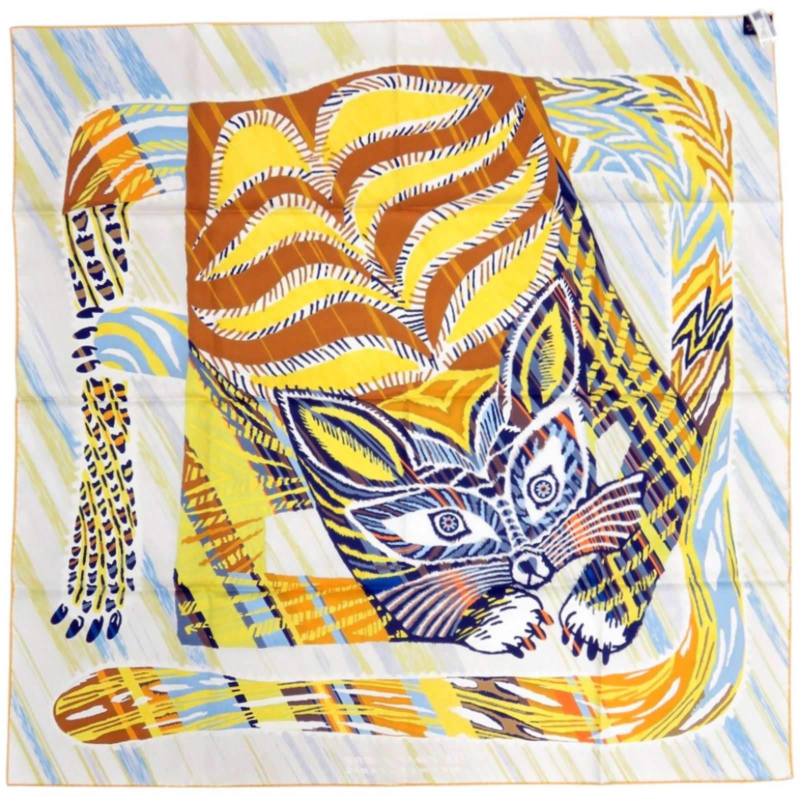 Silk Hermes Scarf - 3