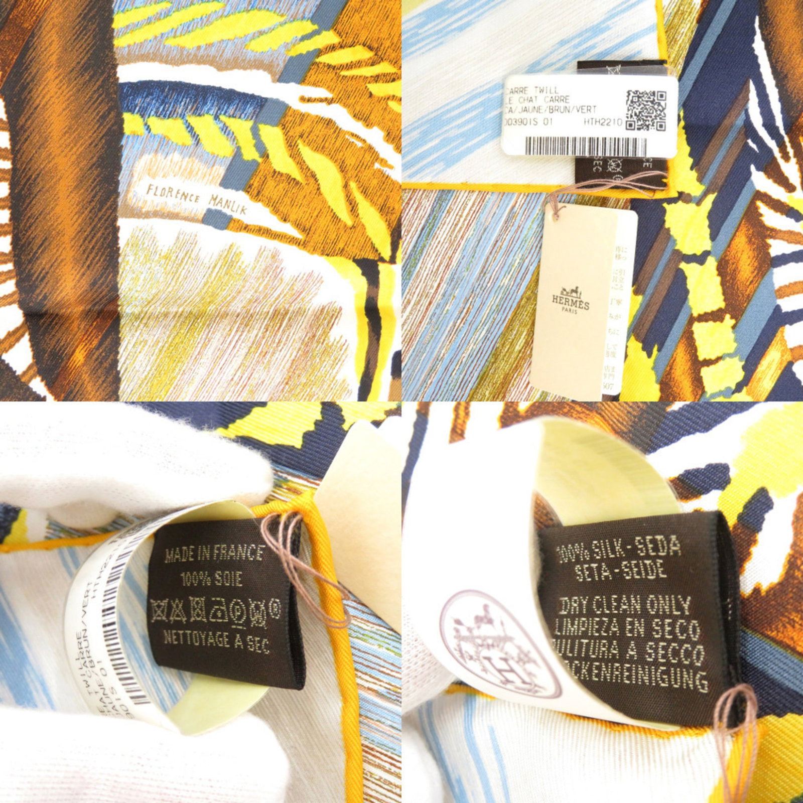 Silk Hermes Scarf - 6