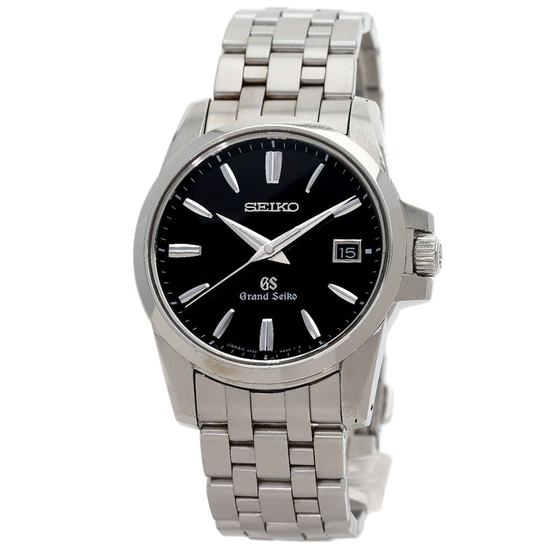 Seiko Grand Seiko Round Face Watches Sbgx049 Stainless Steel/ Stainless: Seiko Grand Seiko Round Face Watches Sbgx049 Stainless Steel/ Stainless Stainless steel case with a silver bezel and silver exterior, this Seiko Grand Seiko round face watch features a black dial and