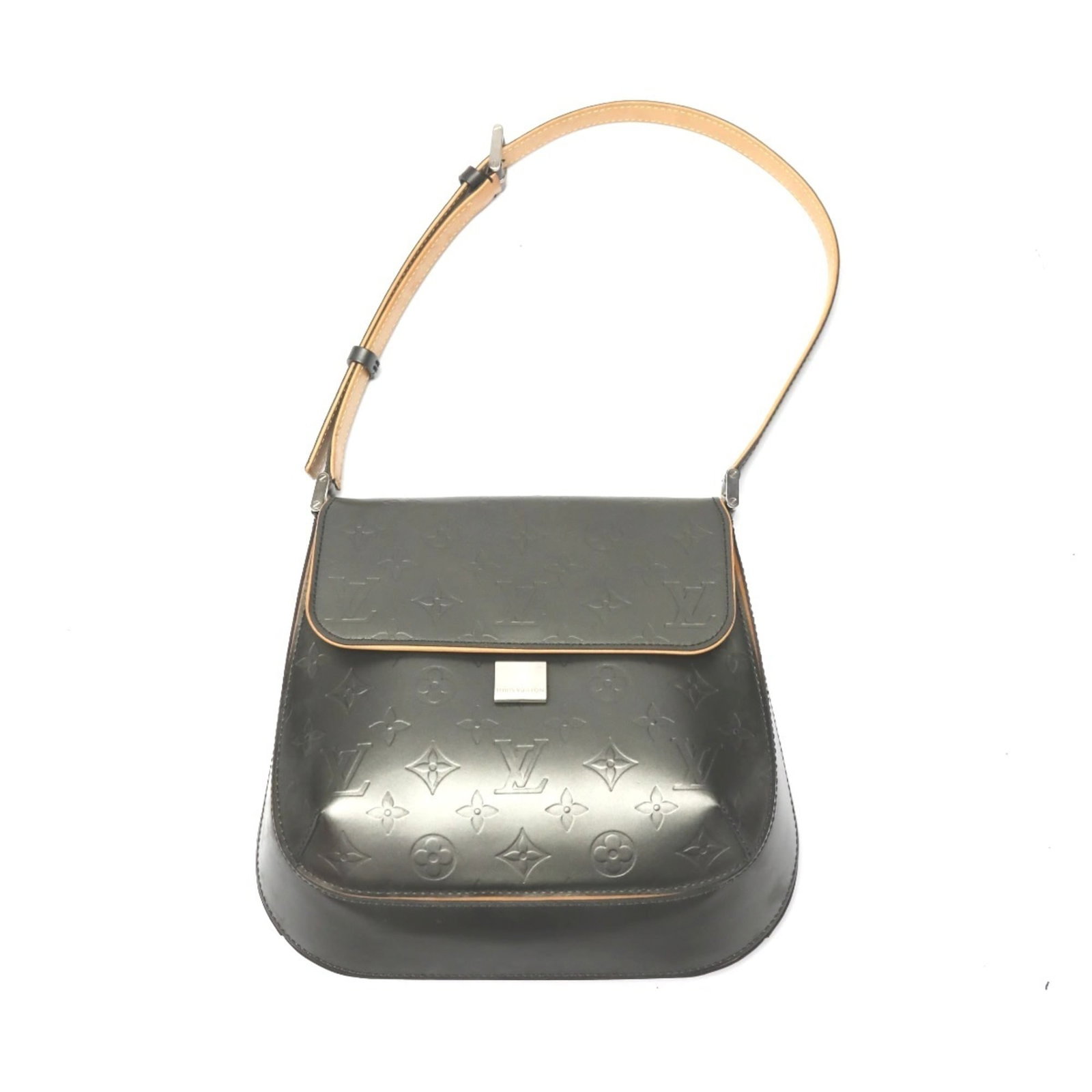 Louis Vuitton Monogram Mat Bag: Louis Vuitton Monogram Mat Bag Black Monogram Mat bag from Louis Vuitton, featuring the iconic M55152 model with a timeless design. Made from high-quality Monogram Mat material, this shoulder bag