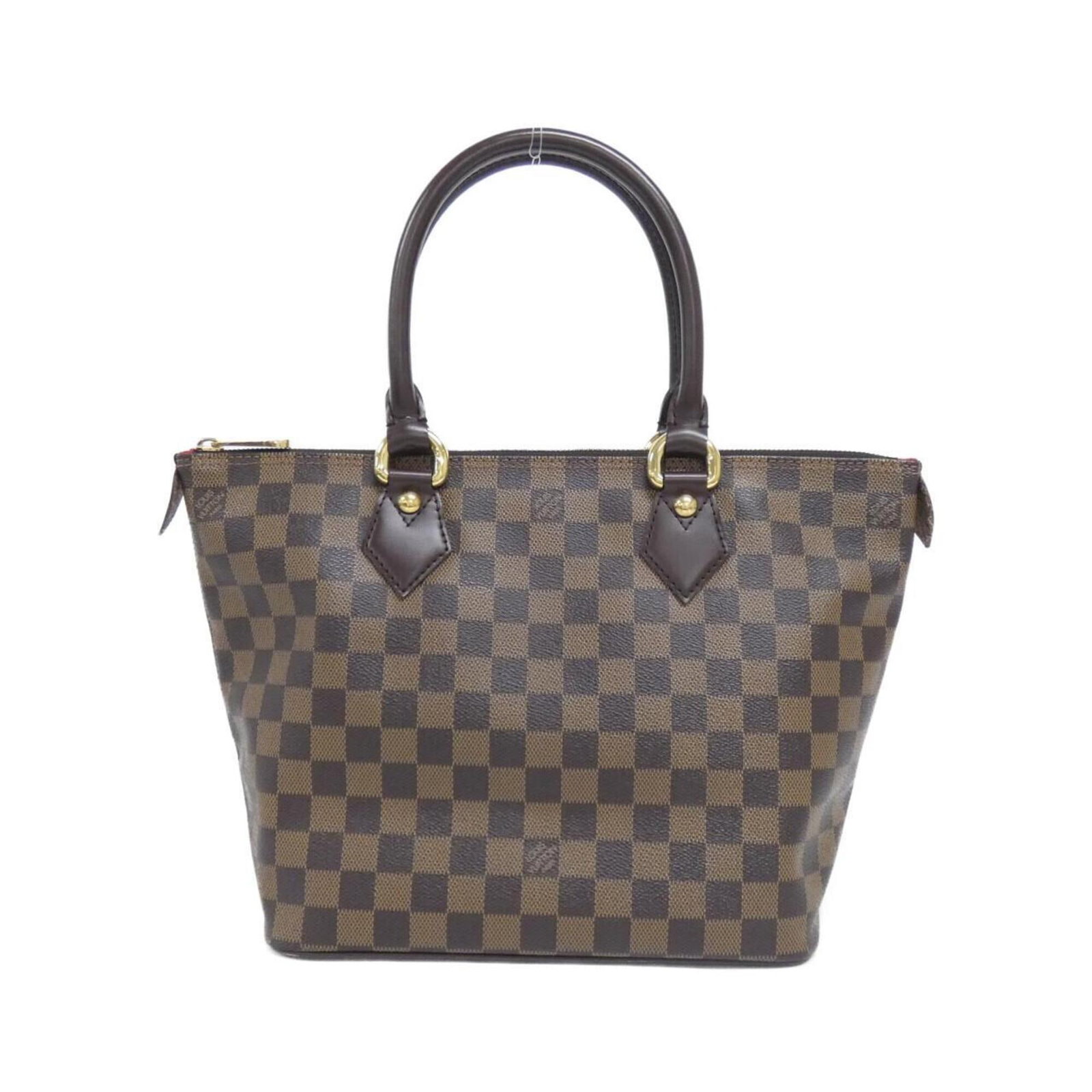 Louis Vuitton Handbag Coated Canvas: Louis Vuitton Handbag Coated Canvas Coated canvas construction for durability and style. This Louis Vuitton handbag features a classic design with a brown color that adds a touch of sophistication.