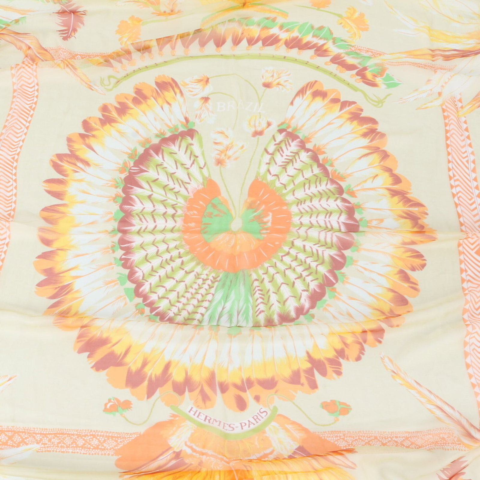Silk Hermes Scarf - 2