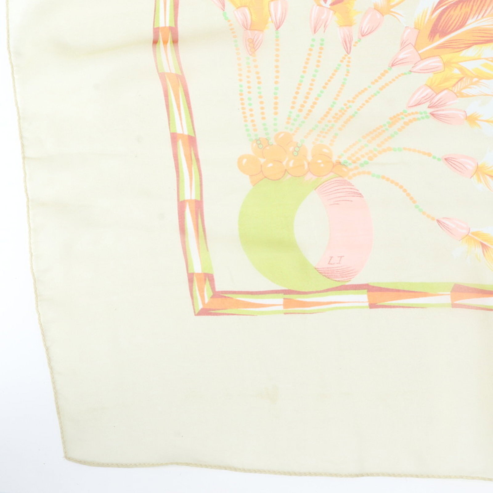 Silk Hermes Scarf - 5