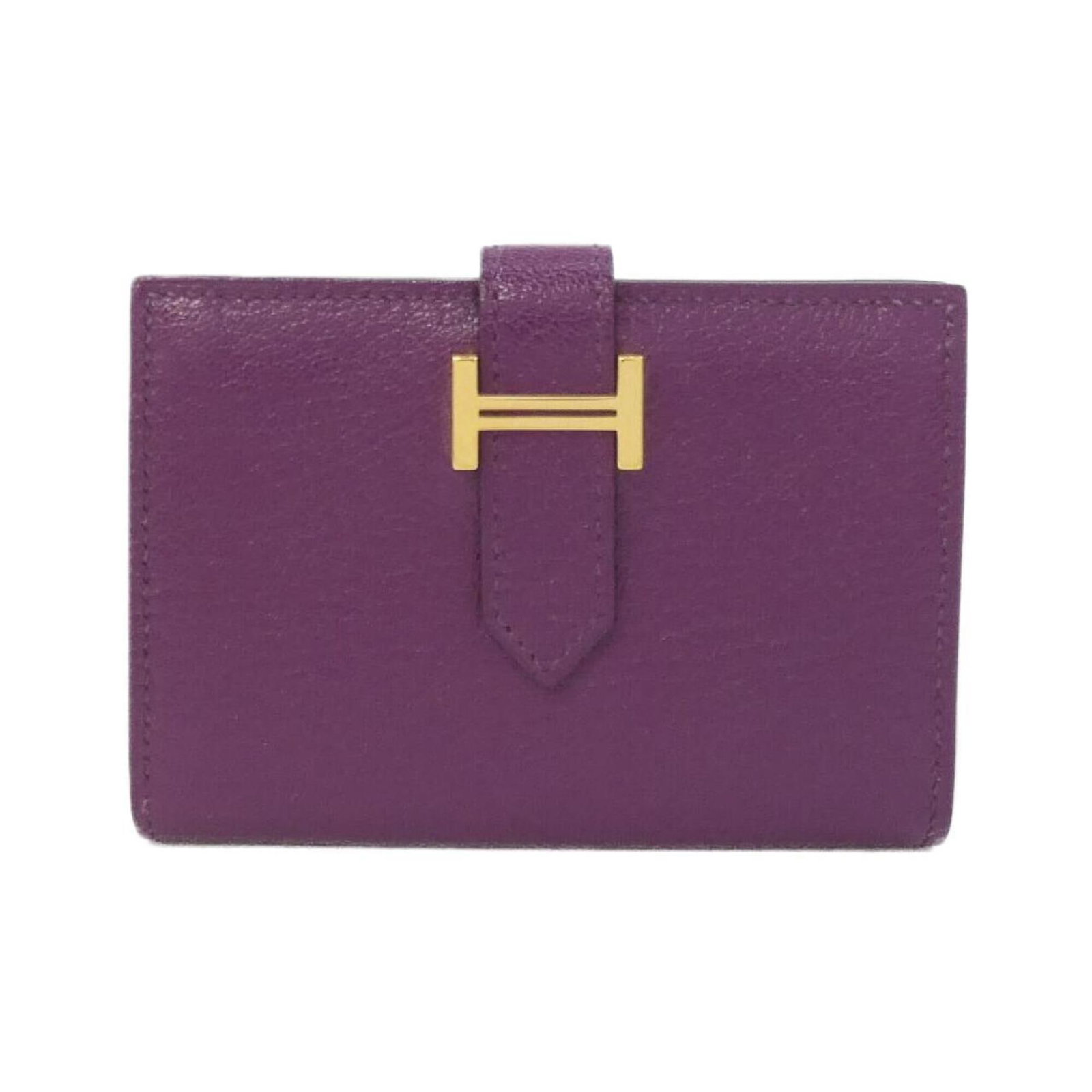 Business Card Case by Hermes: Business Card Case by Hermes Anemone, a soft pink hue, is the signature color of this elegant business card case by Hermes. Made from high-quality materials, the compact 7cm x 10.5cm size perfectly ho