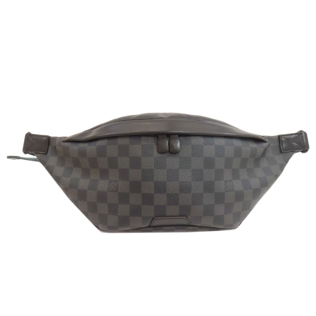 Damier Canvas Waist Bag Hip Bag Bum Bag Discovery Louis Vuitton: Damier Canvas Waist Bag Hip Bag Bum Bag Discovery Louis Vuitton Black Damier canvas hip bag with waist bag design, made from high-quality materials. This iconic Louis Vuitton style features a classic 