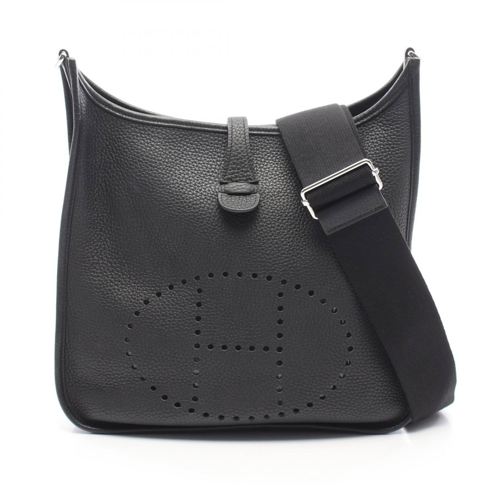Hermes Shoulder Bag Taurillon Clemence Leather: Hermes Shoulder Bag Taurillon Clemence Leather The Hermes Taurillon Clemence Leather Shoulder Bag is a sleek and sophisticated accessory, crafted from high-quality Taurillon clemence leather in a